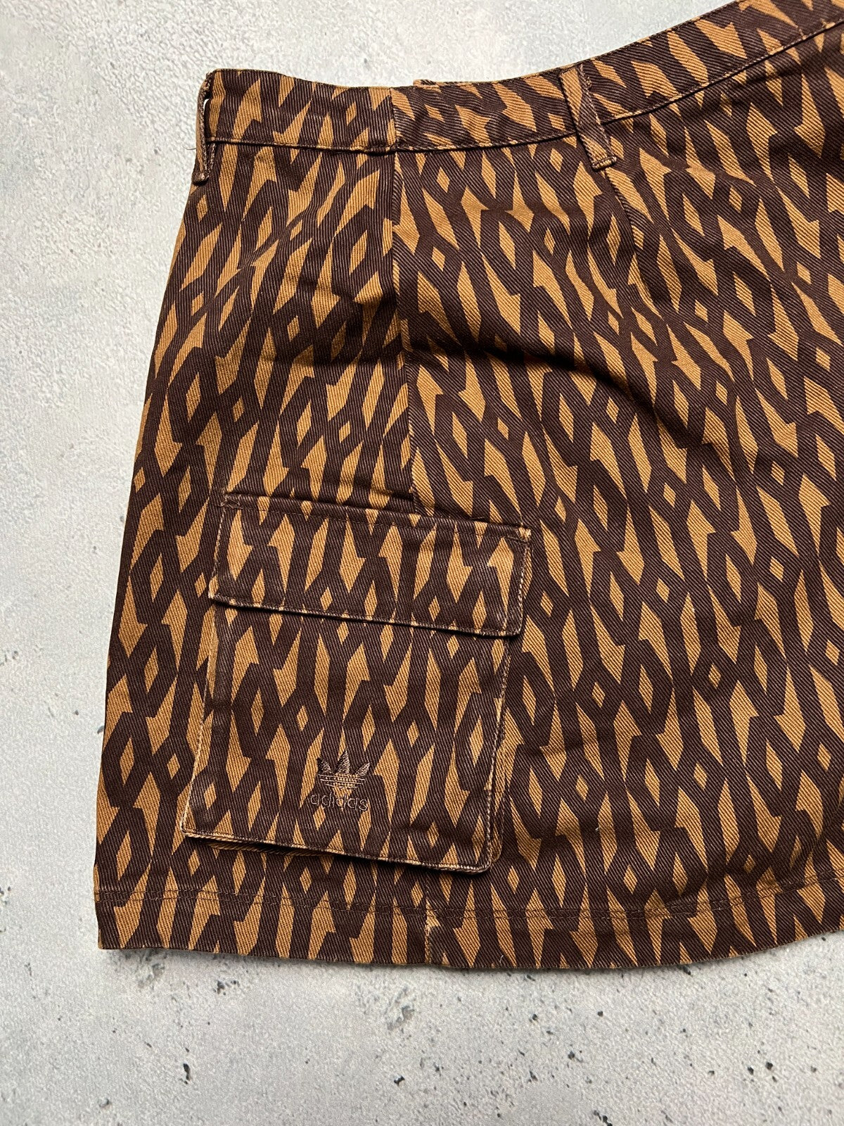 Ivy Park x Adidas Monogram Skirt Wild Brown y2k Rare Item