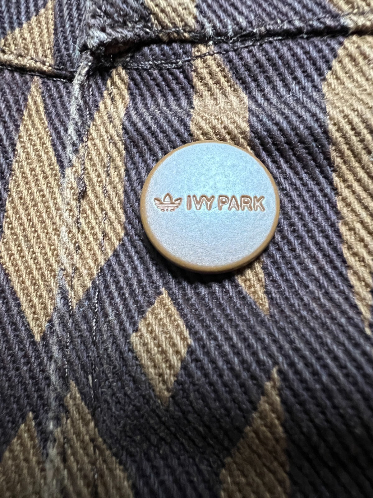Ivy Park x Adidas Monogram Skirt Wild Brown y2k Rare Item