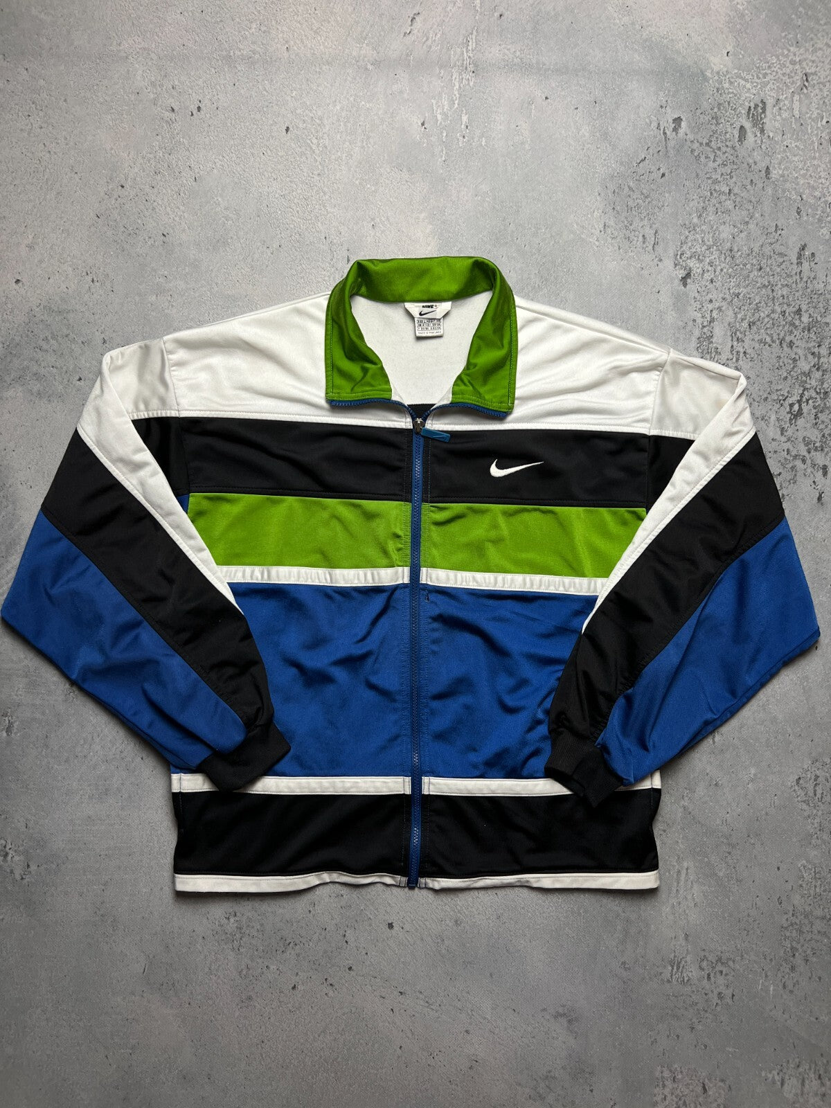 Nike Vintage Zipper Jacket central swoosh logo y2k 90s
