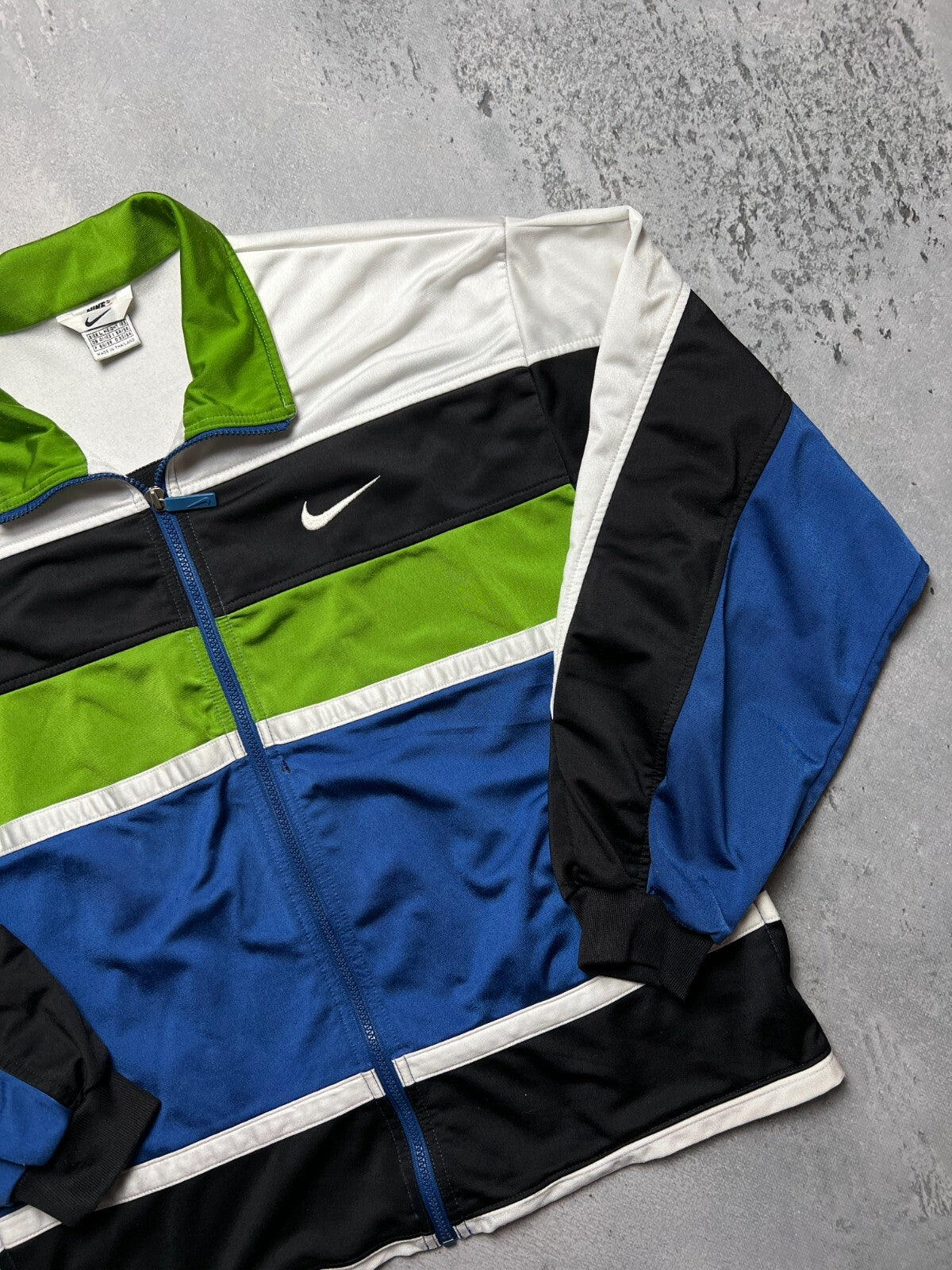 Nike Vintage Zipper Jacket central swoosh logo y2k 90s