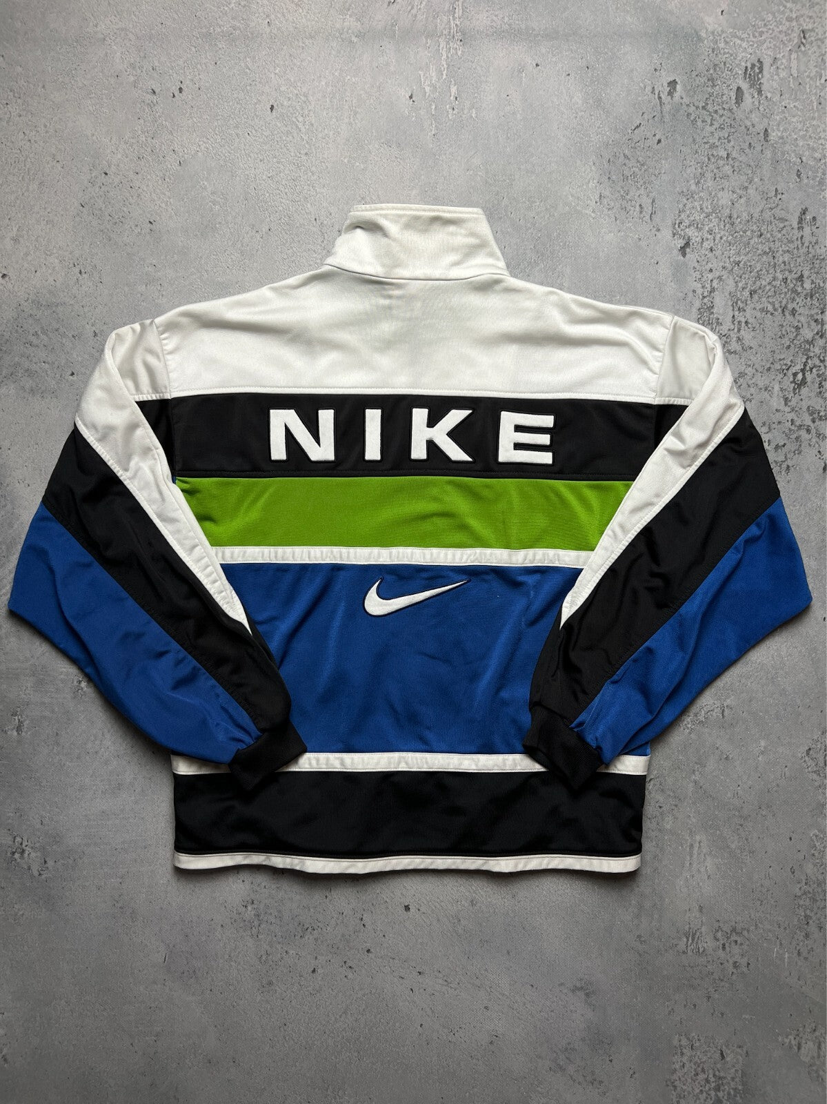 Nike Vintage Zipper Jacket central swoosh logo y2k 90s