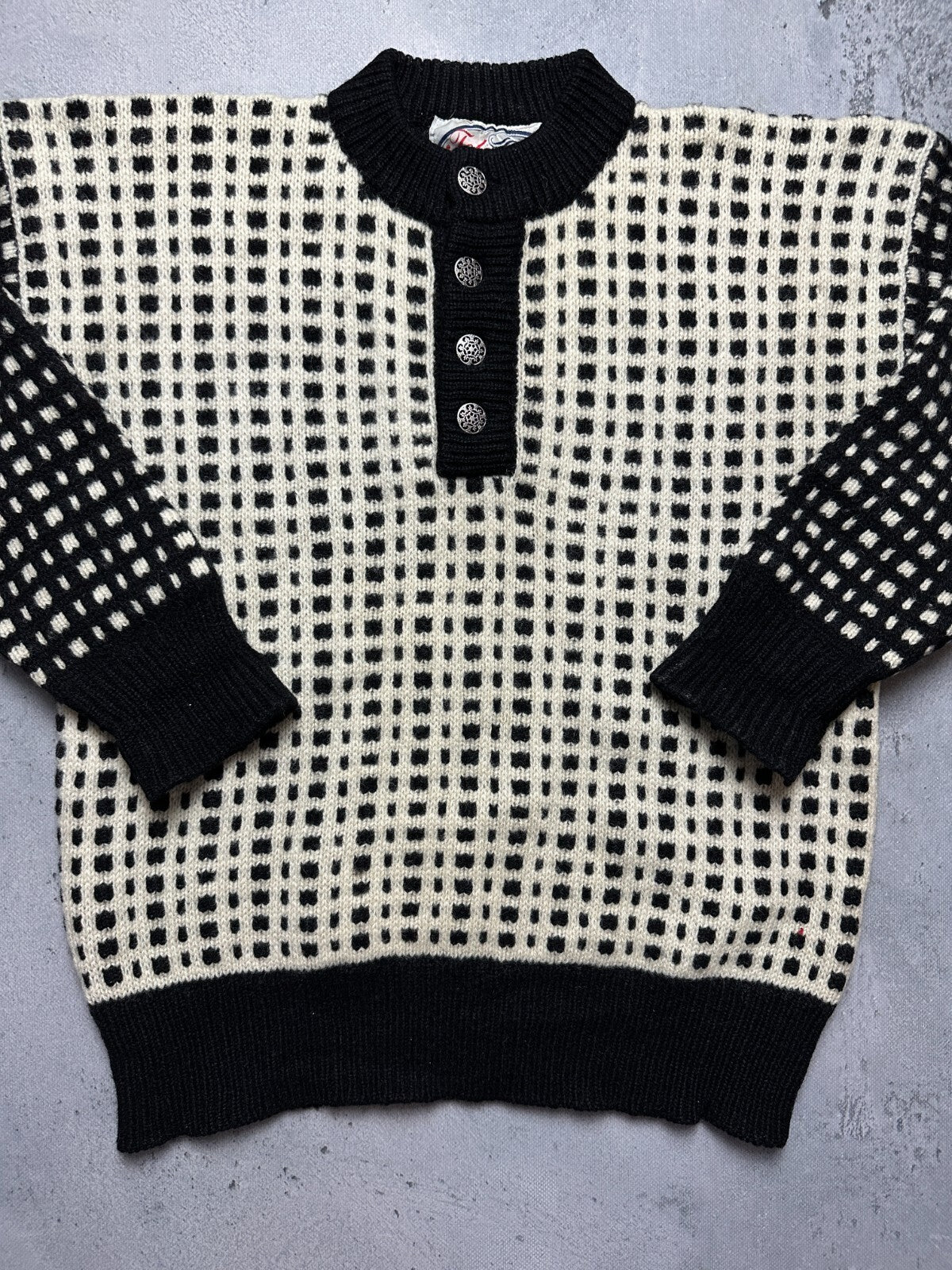 Vintage Telemark 90s Norway Crazy Warm Sweater y2k Rare Wool