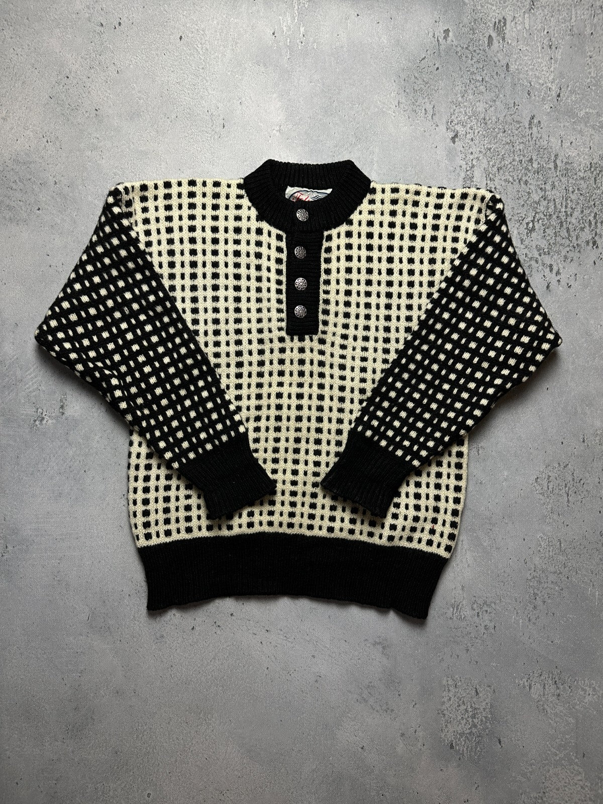 Vintage Telemark 90s Norway Crazy Warm Sweater y2k Rare Wool