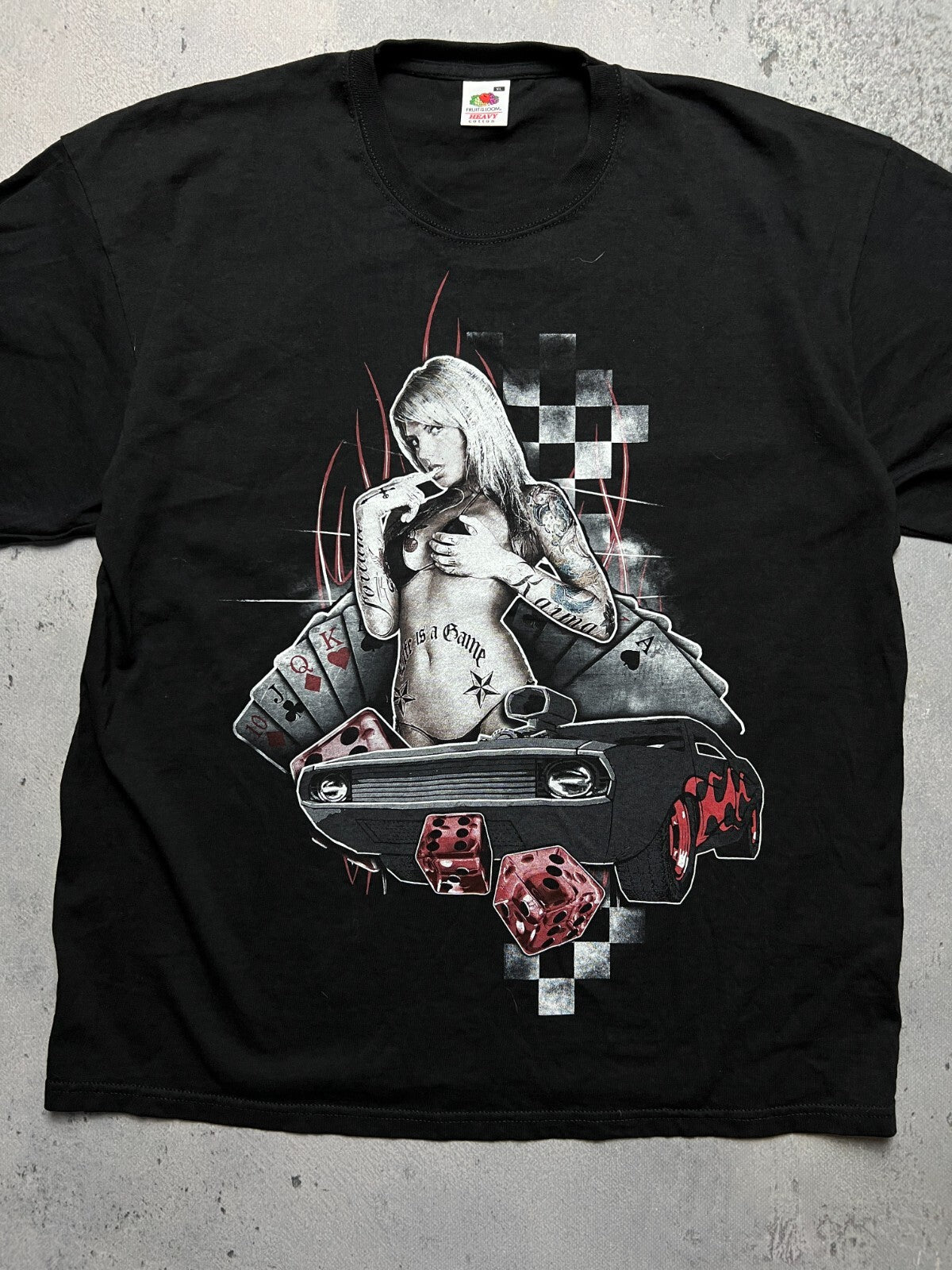 Vintage Y2K Adult “Sexy Tattoo Girl Tits Boobs” Funny BuyTee