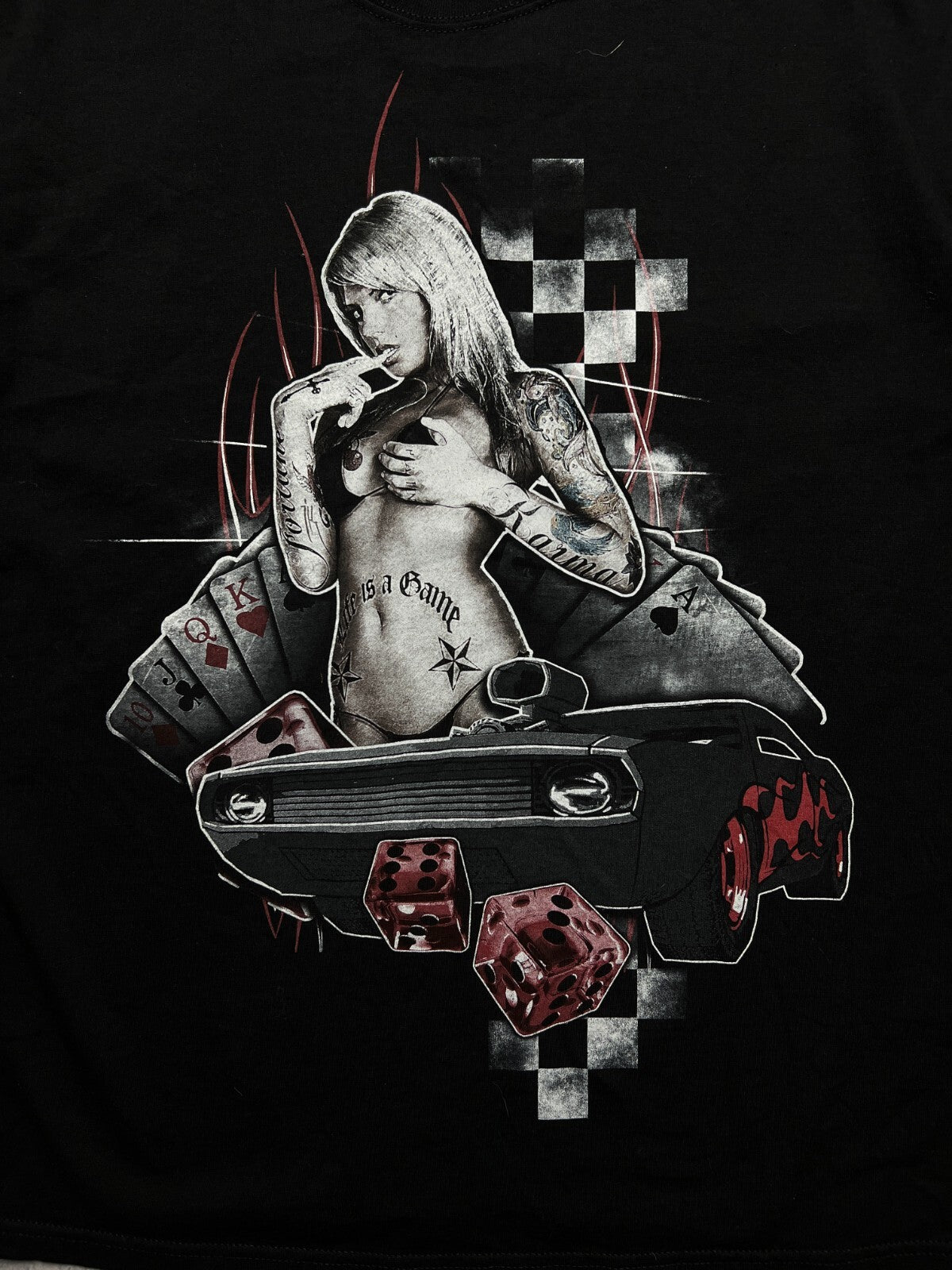 Vintage Y2K Adult “Sexy Tattoo Girl Tits Boobs” Funny BuyTee