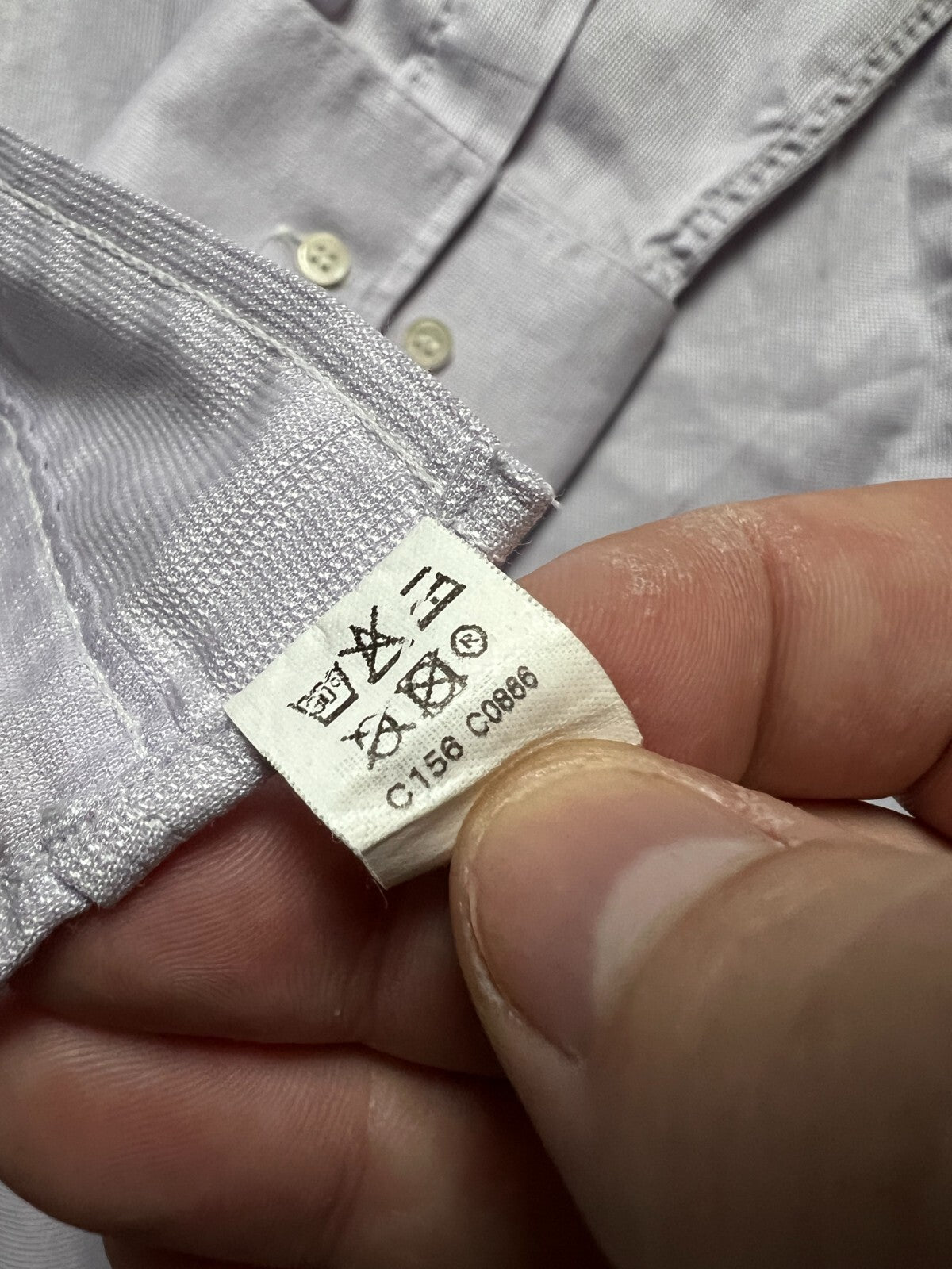 Vintage 90s Christian Dior Italy Button Up Shirt Lux 15 1/2