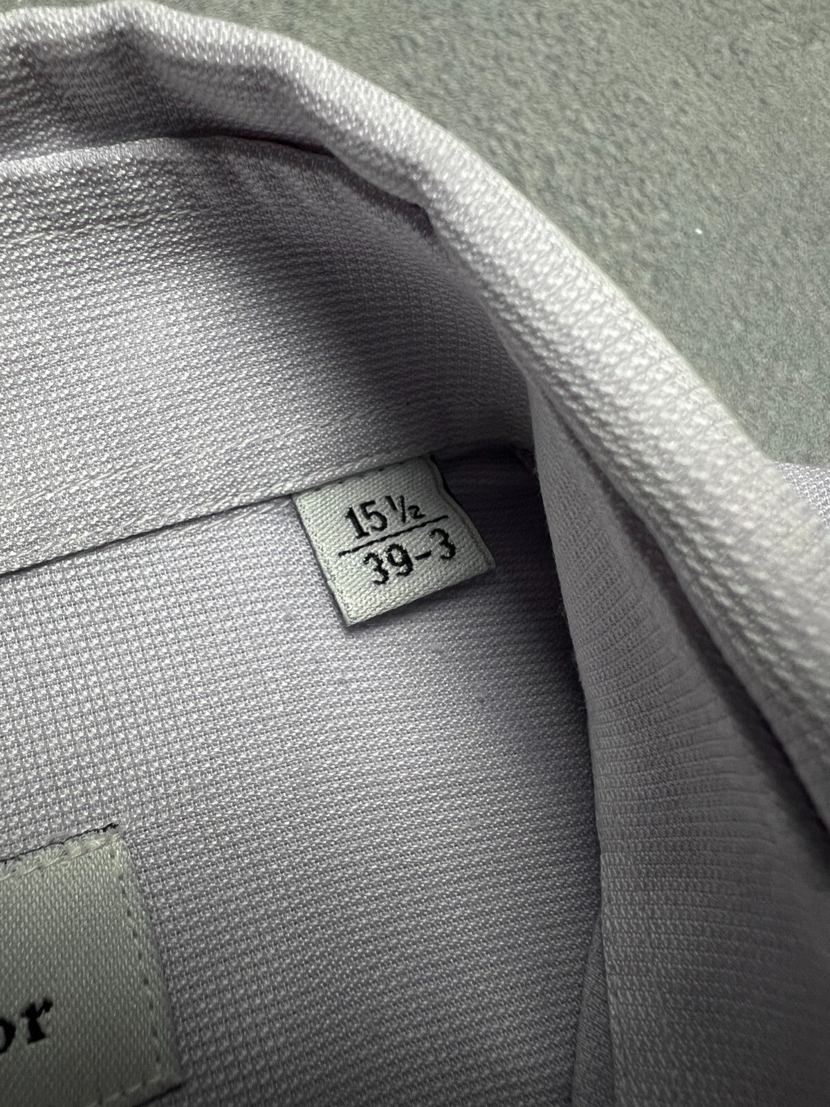 Vintage 90s Christian Dior Italy Button Up Shirt Lux 15 1/2
