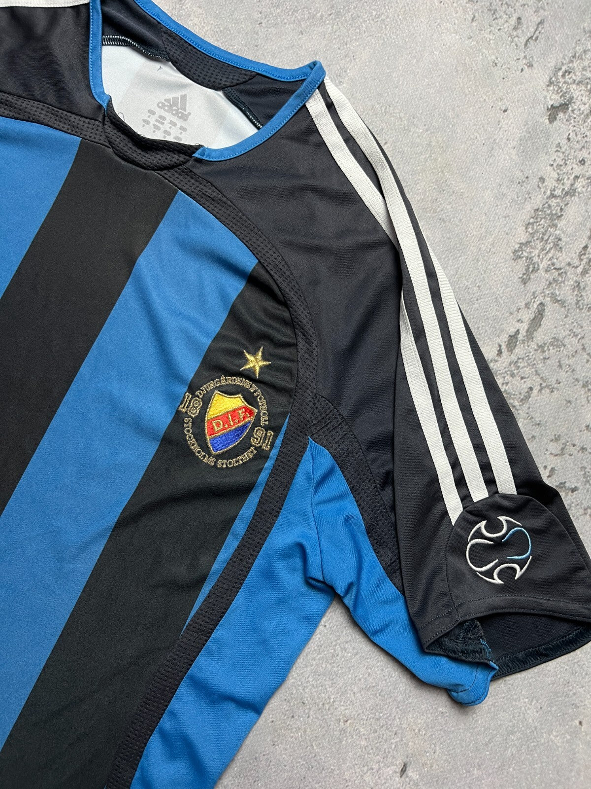 adidas 00s Vintage Djurgårdens IF Home Kit Jersey Vintage Sweden