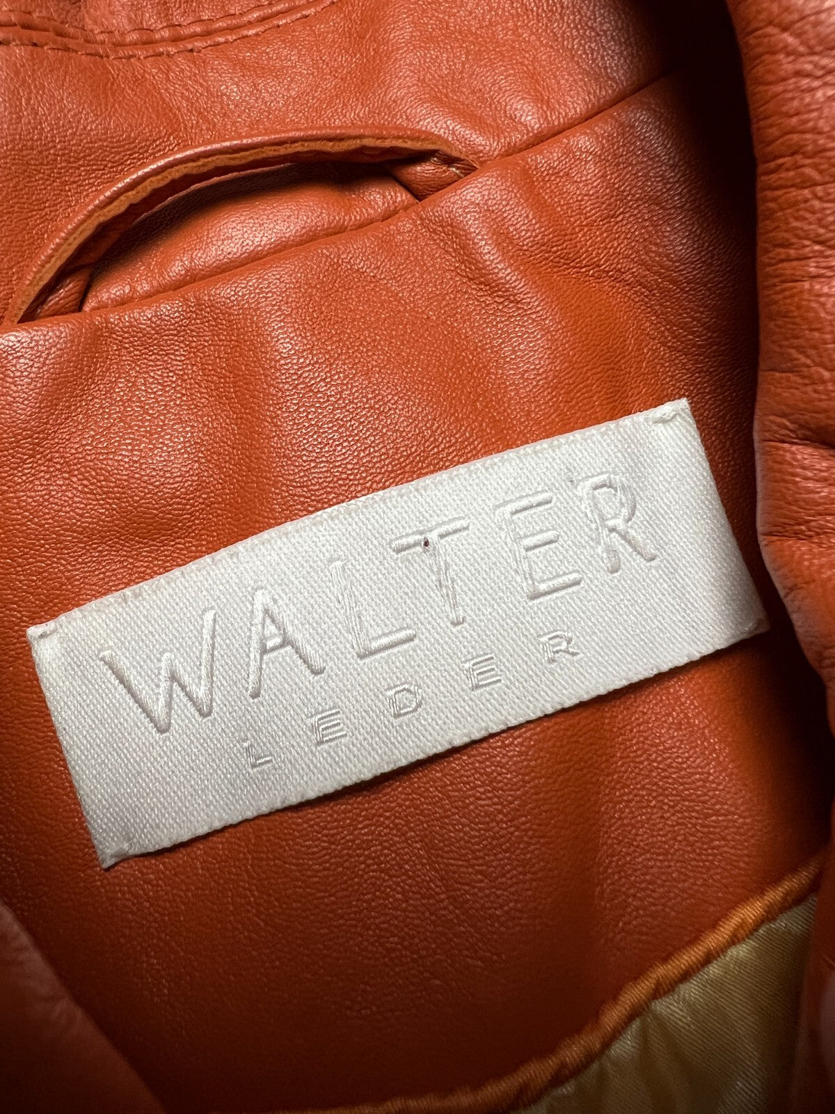 Walter Leder Gruppe Lammnappa Leather Western Biker Jacket