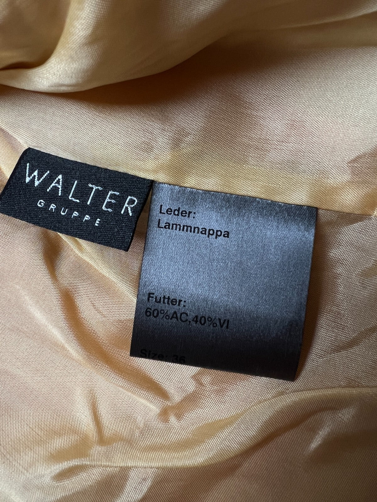 Walter Leder Gruppe Lammnappa Leather Western Biker Jacket