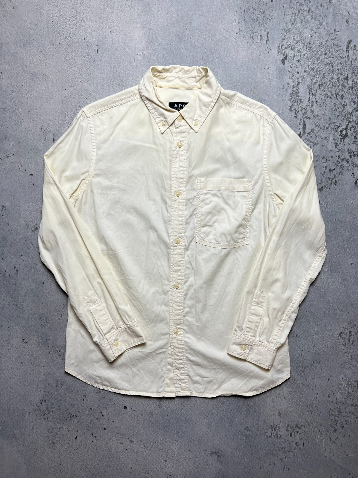 A.P.C Shirt Paris Button Up y2k Luxury casual Item
