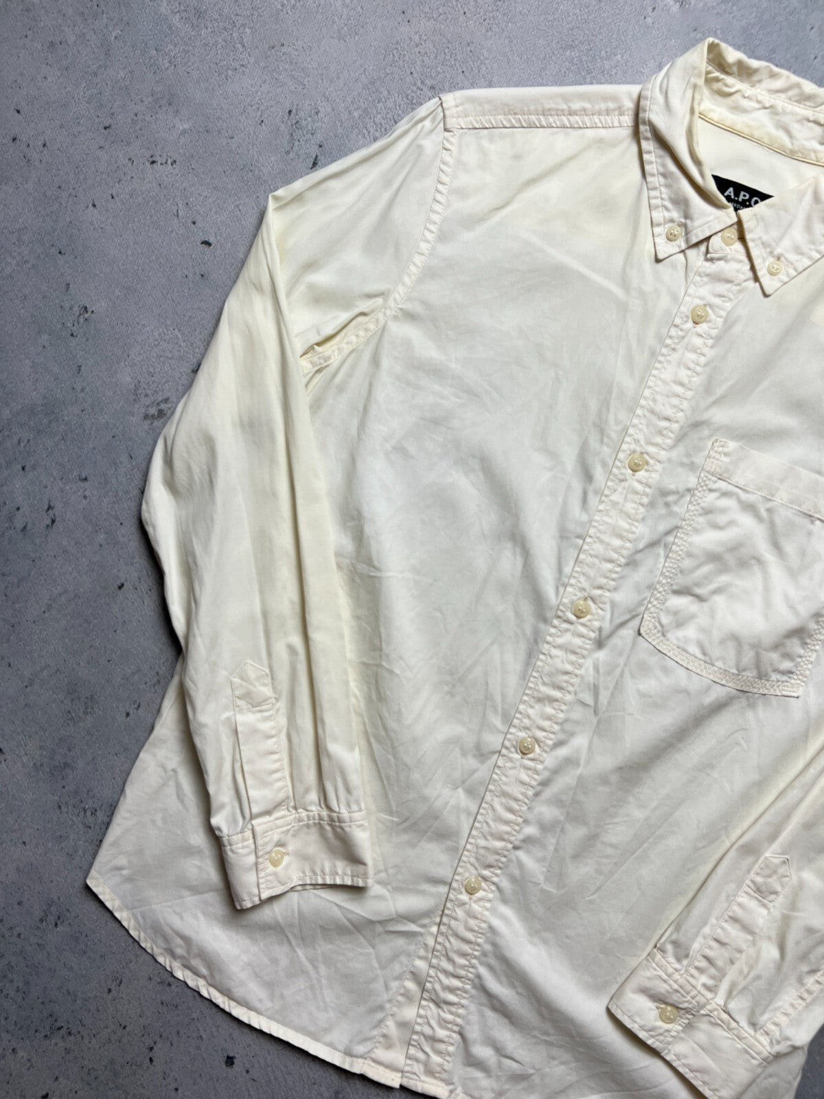 A.P.C Shirt Paris Button Up y2k Luxury casual Item