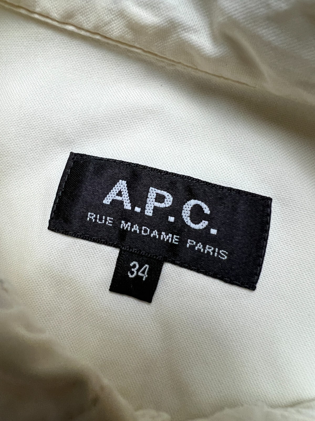A.P.C Shirt Paris Button Up y2k Luxury casual Item