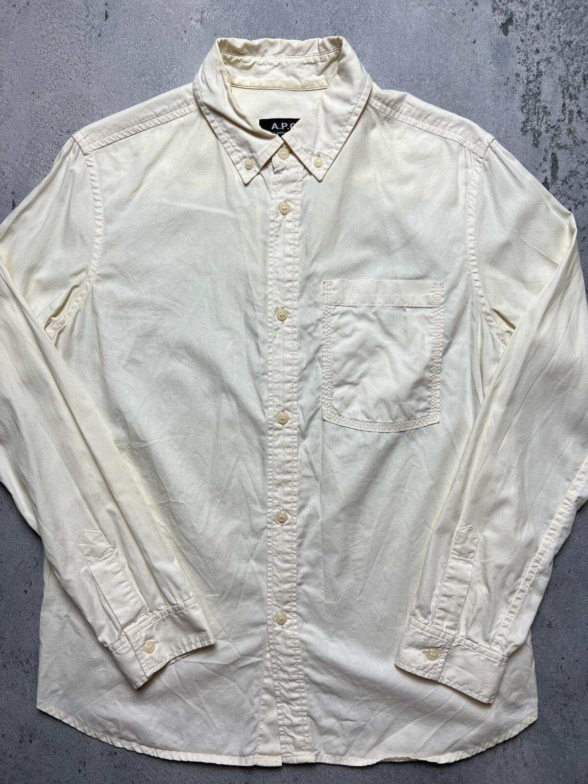 A.P.C Shirt Paris Button Up y2k Luxury casual Item