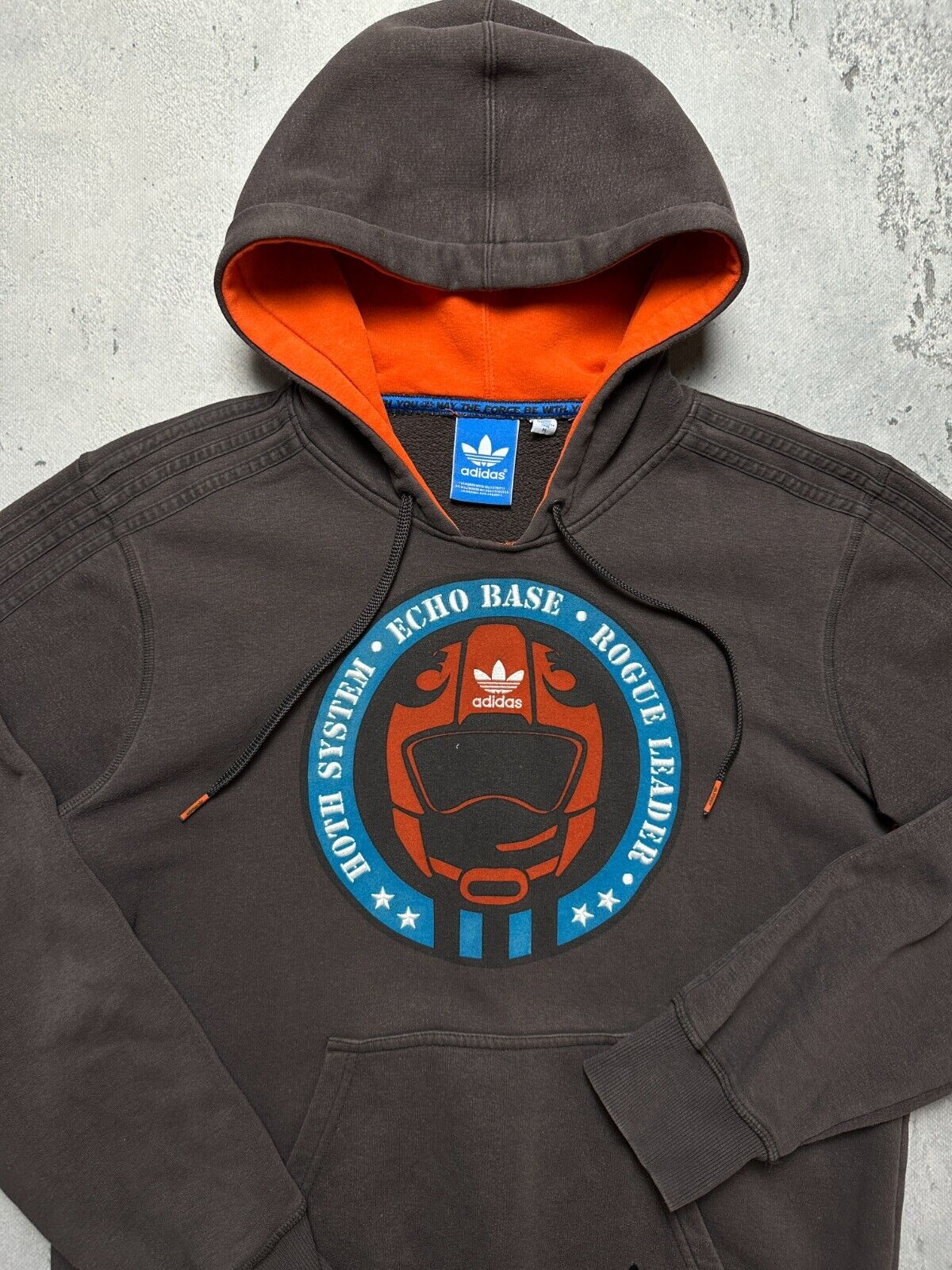 Adidas x Star Wars Vintage Hoodie Hoth System Echo Base y2k