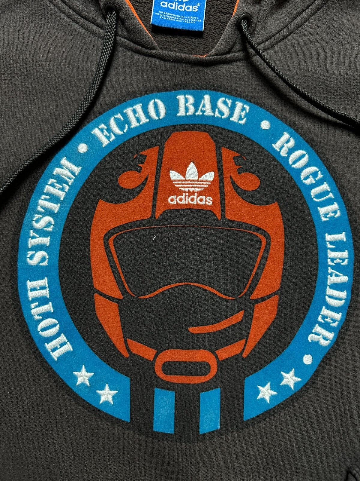 Adidas x Star Wars Vintage Hoodie Hoth System Echo Base y2k