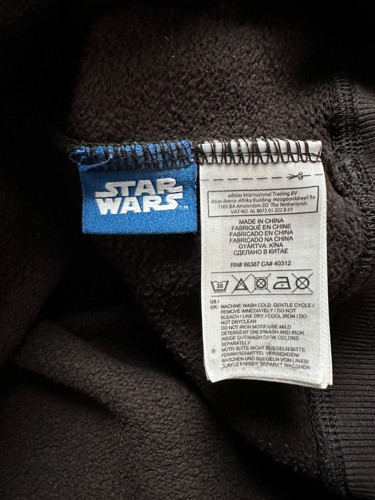 Adidas x Star Wars Vintage Hoodie Hoth System Echo Base y2k