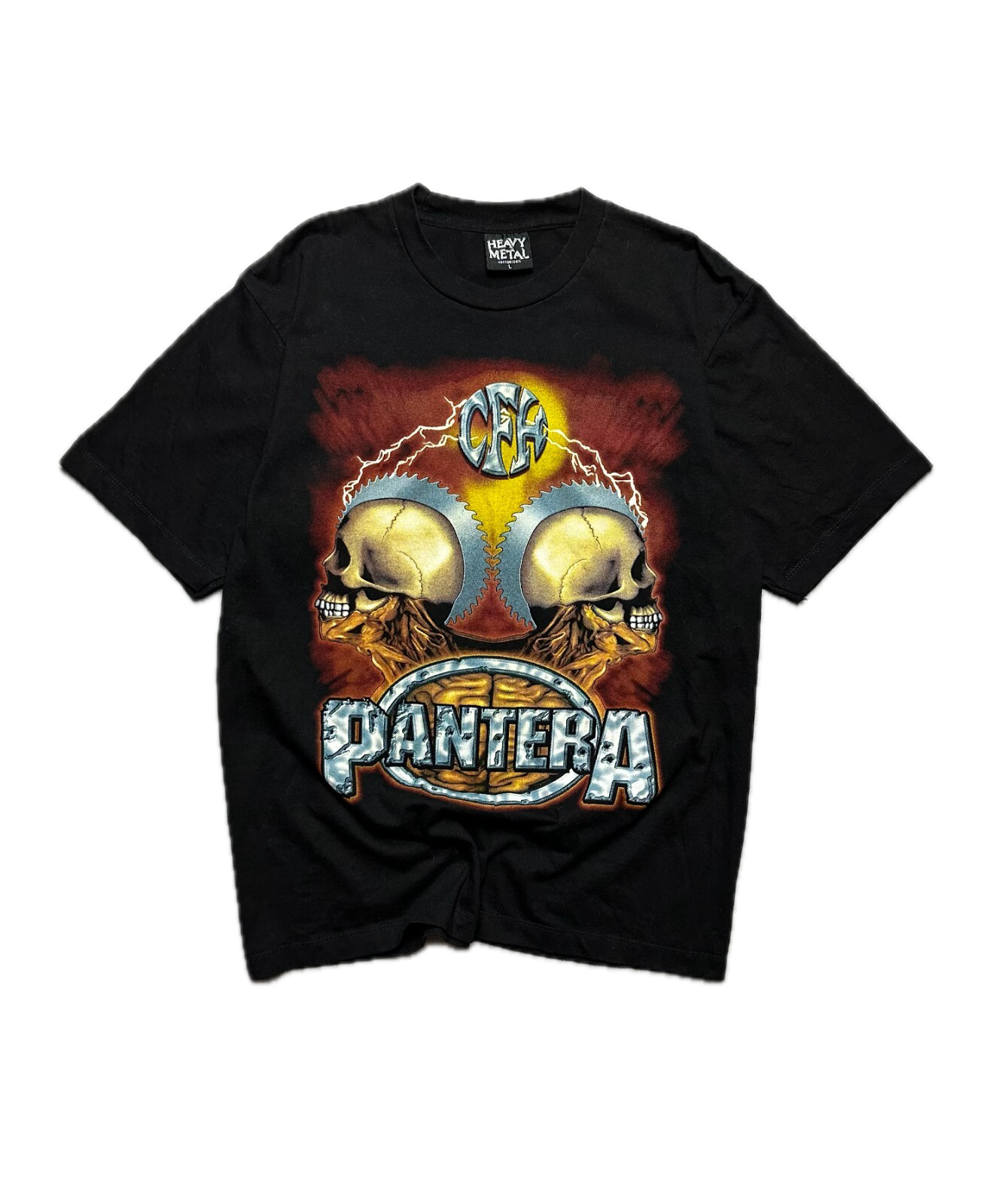Vintage Pantera CFH Cowboys From Hell Punk Tee Rare 00s 90s Heavy Metal Rock