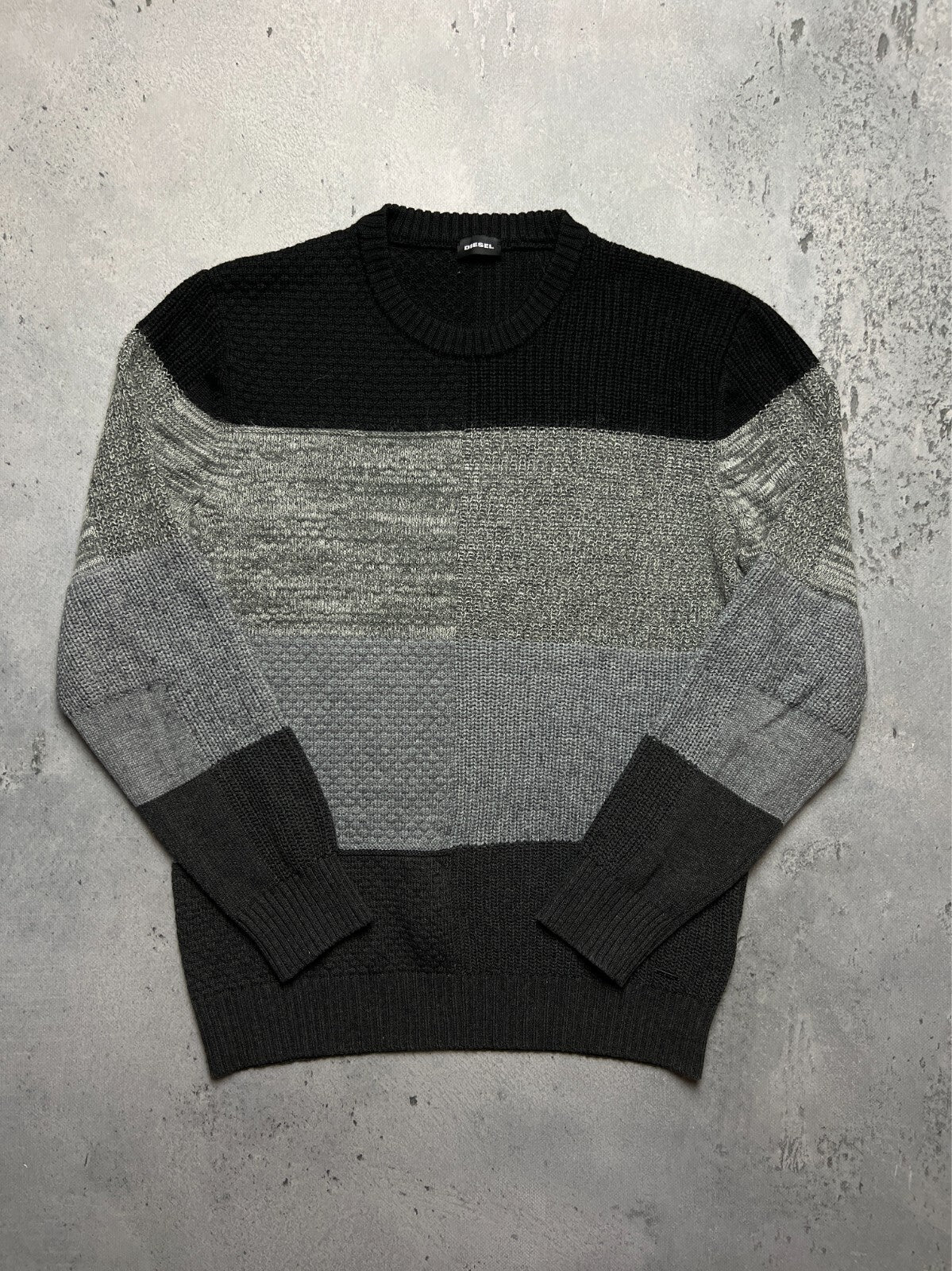 Diesel Vintage Jumper Wool Knit Sweater Hype Mohair y2k USA