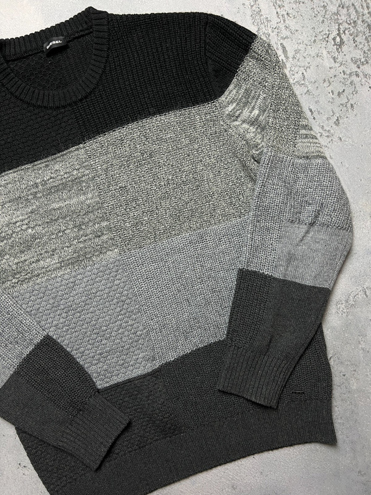 Diesel Vintage Jumper Wool Knit Sweater Hype Mohair y2k USA