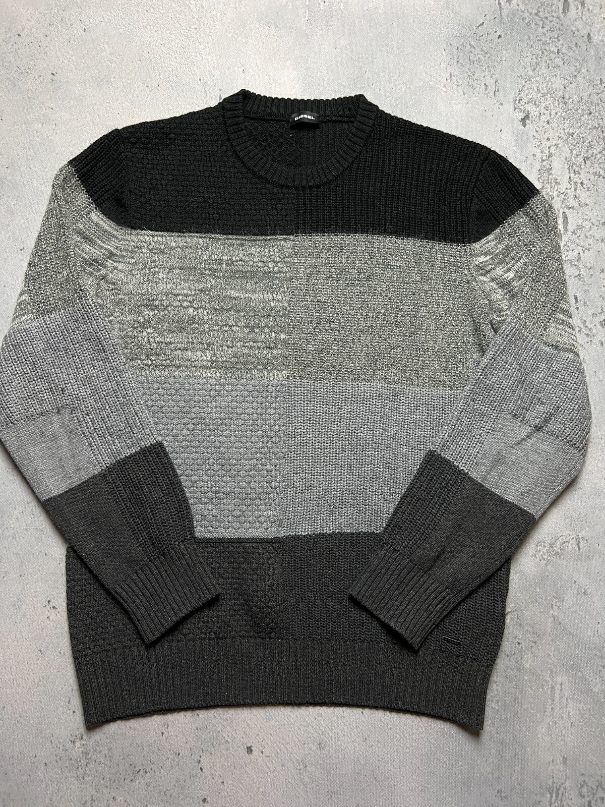 Diesel Vintage Jumper Wool Knit Sweater Hype Mohair y2k USA