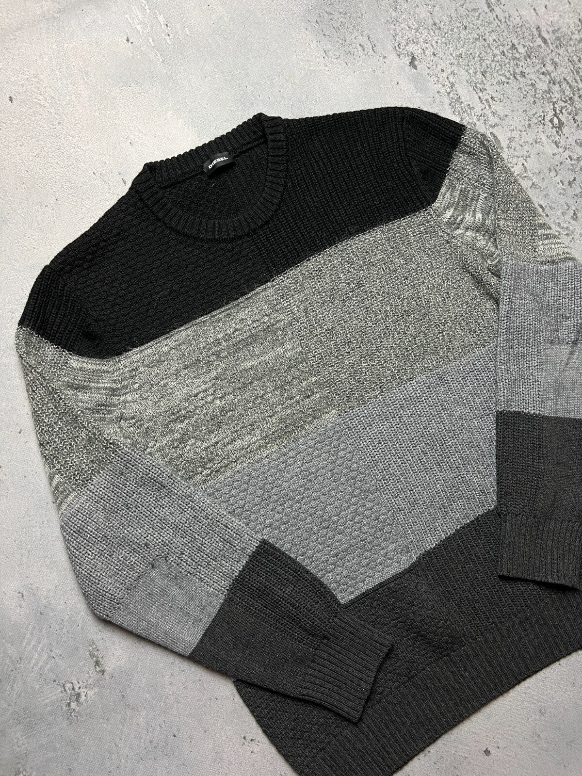 Diesel Vintage Jumper Wool Knit Sweater Hype Mohair y2k USA