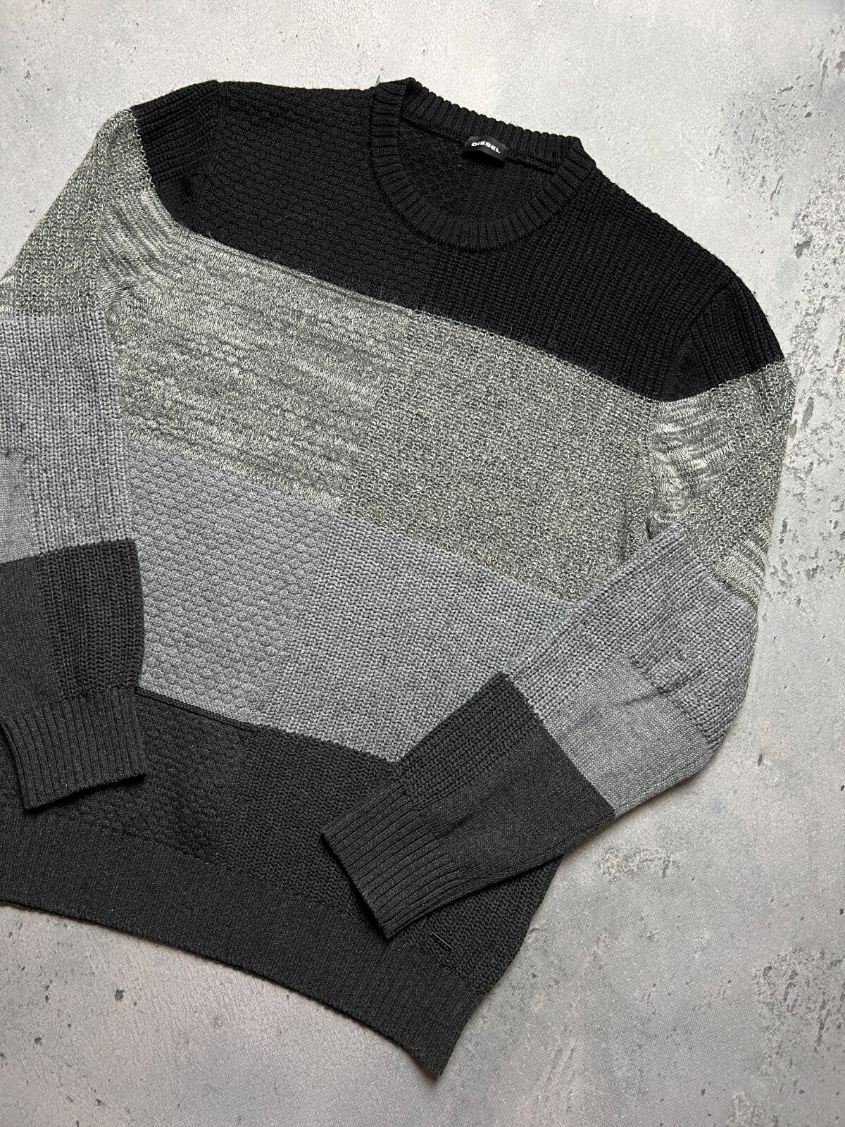 Diesel Vintage Jumper Wool Knit Sweater Hype Mohair y2k USA
