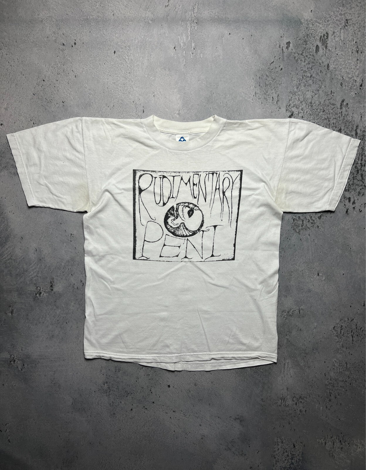 Very Rare Vintage Rudimentary Peni Anarcho Punk Tee VTG