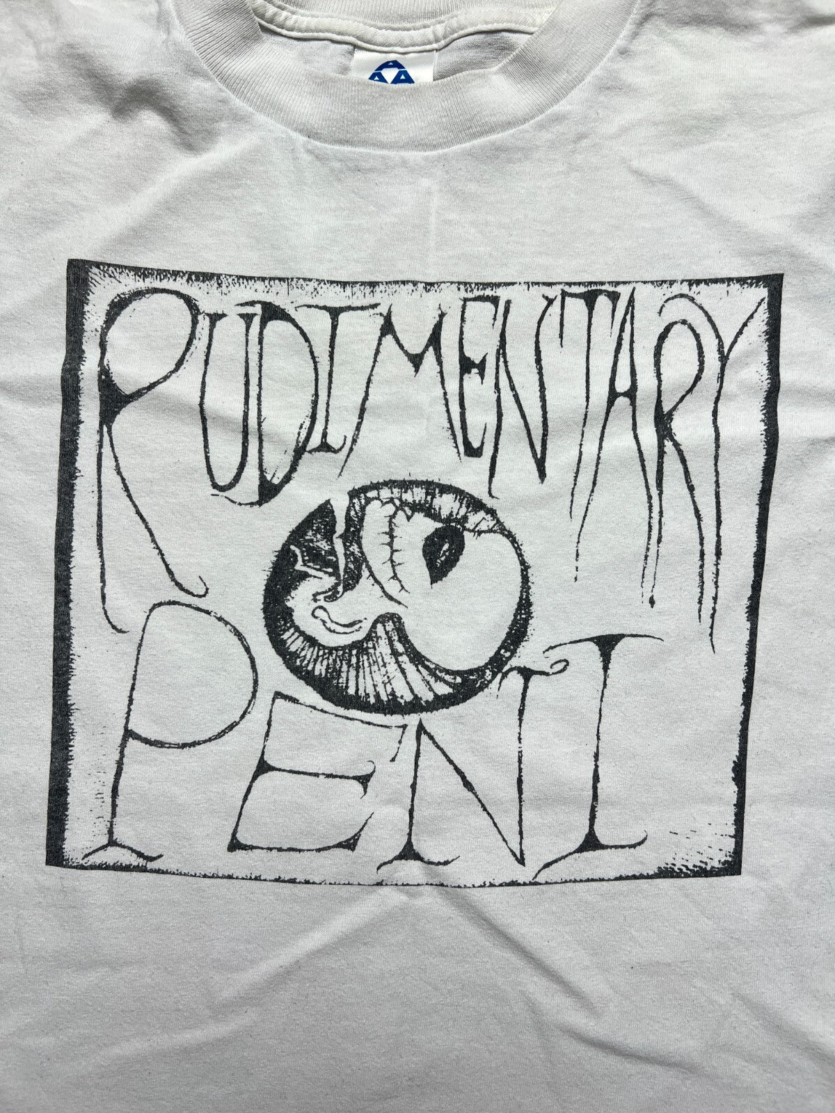 Very Rare Vintage Rudimentary Peni Anarcho Punk Tee VTG