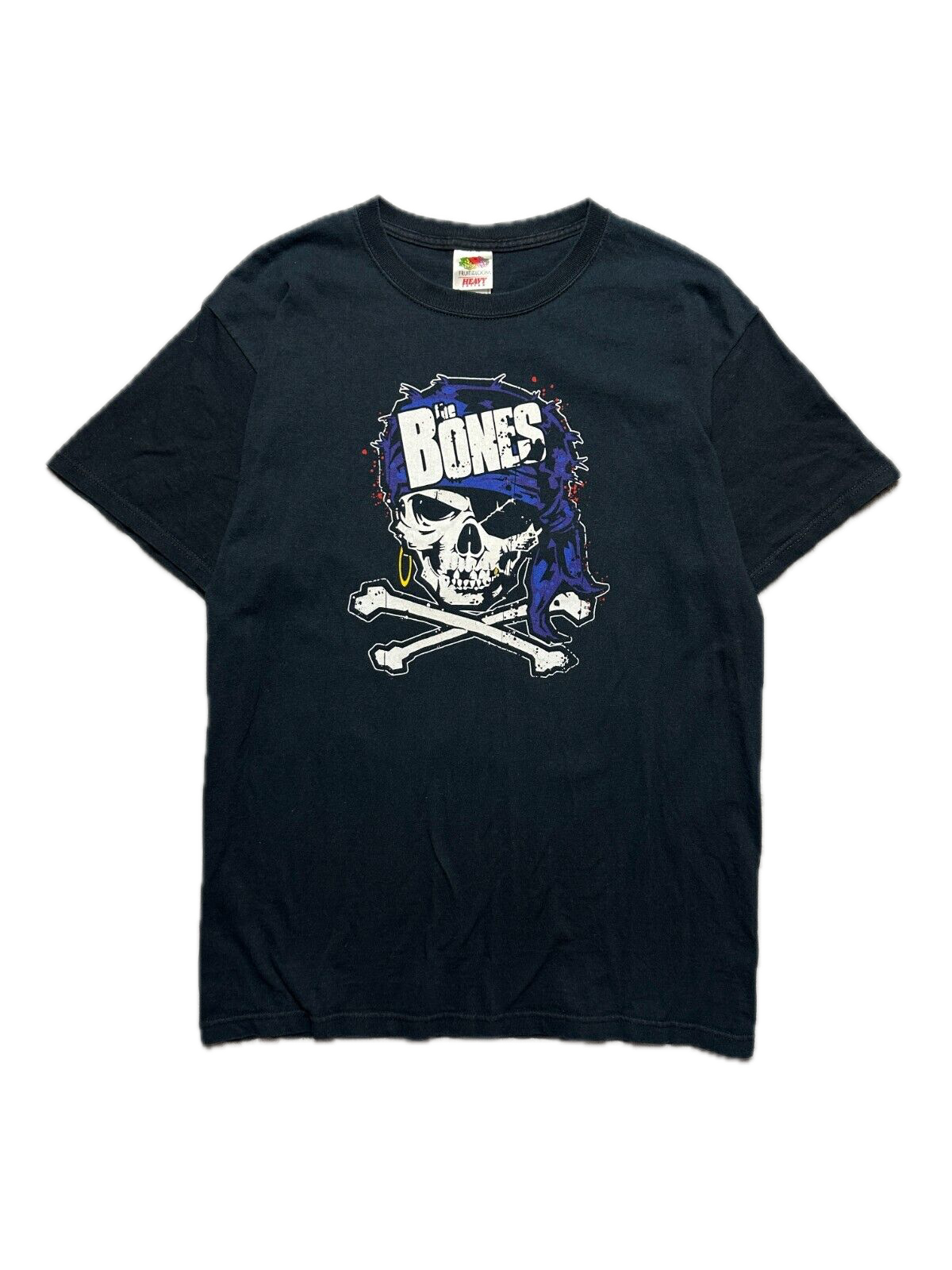 The Bones Tee Vintage USA Rare Jolly Roger Opium Skull y2k