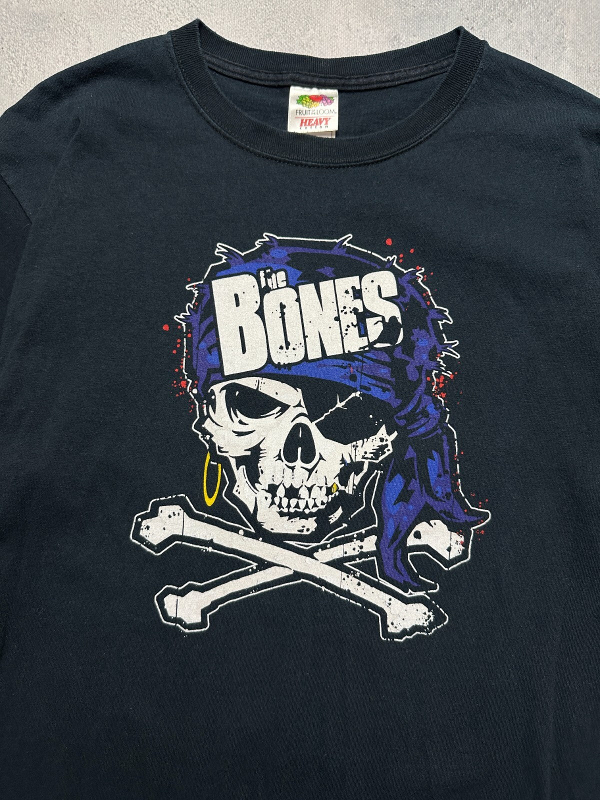 The Bones Tee Vintage USA Rare Jolly Roger Opium Skull y2k