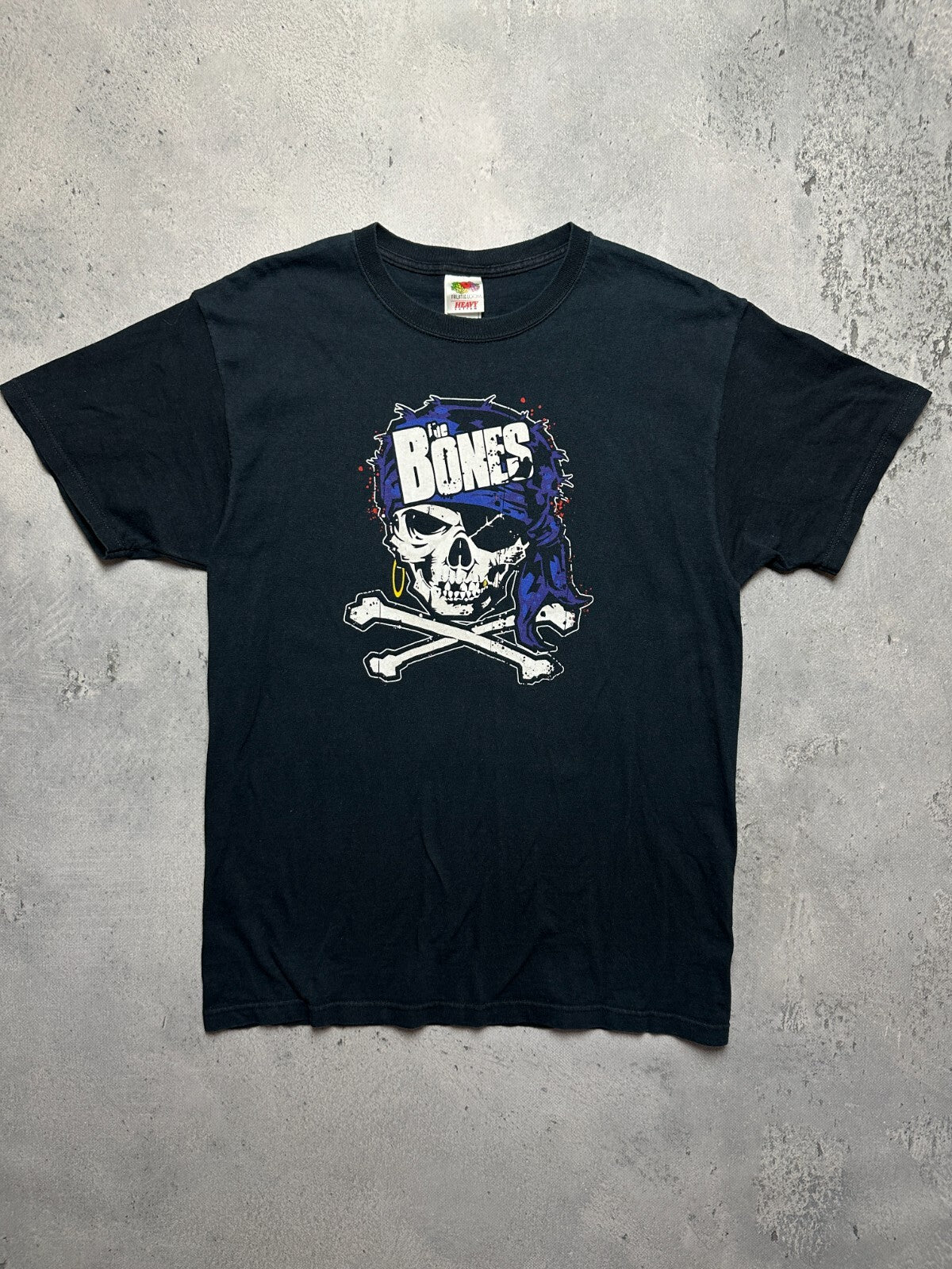 The Bones Tee Vintage USA Rare Jolly Roger Opium Skull y2k