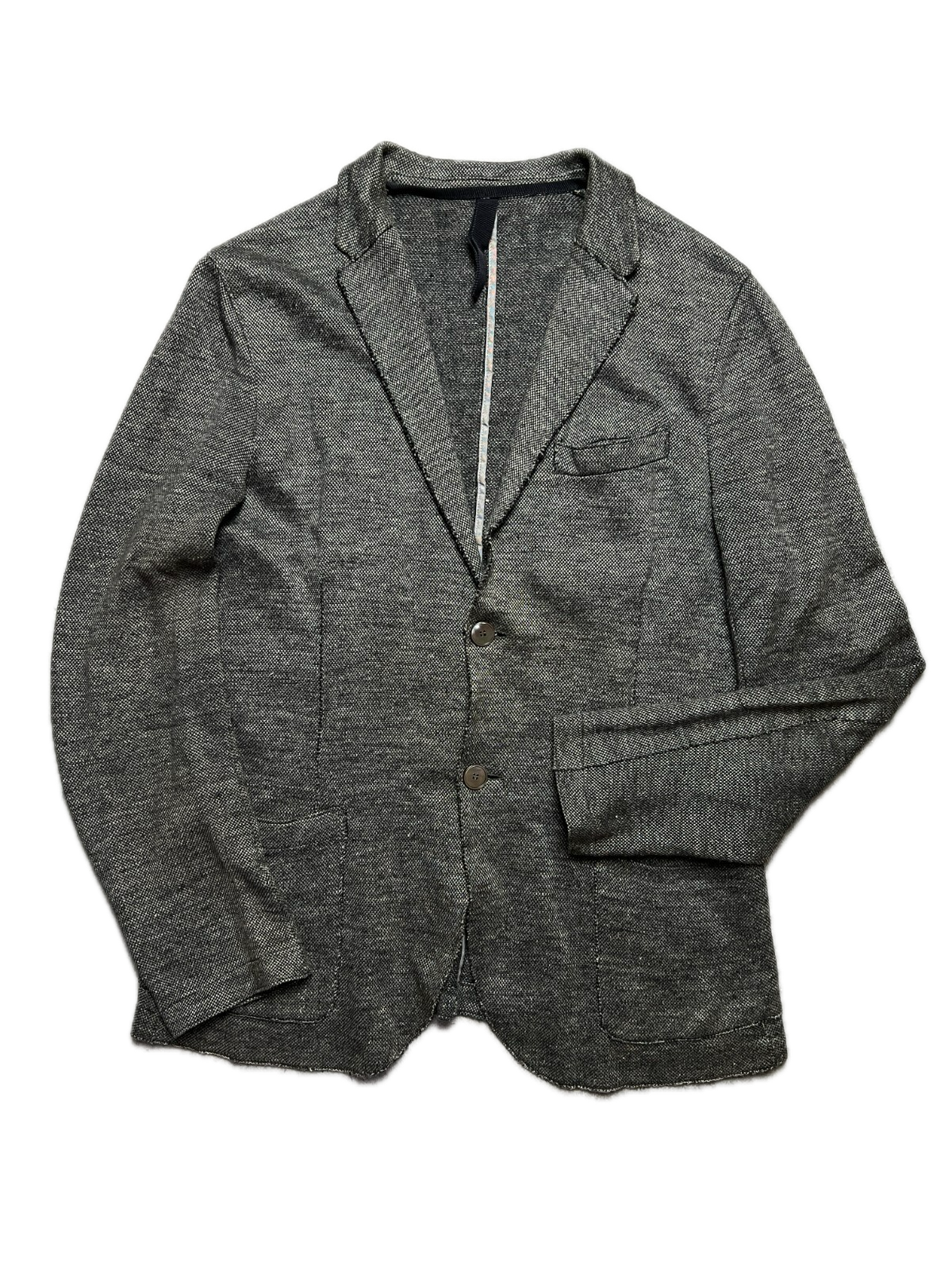 Harris Wharf London Rare Herringbone Linen Cotton Lux Blazer