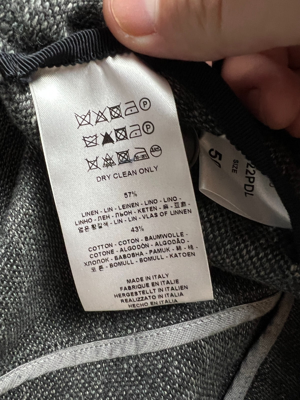 Harris Wharf London Rare Herringbone Linen Cotton Lux Blazer