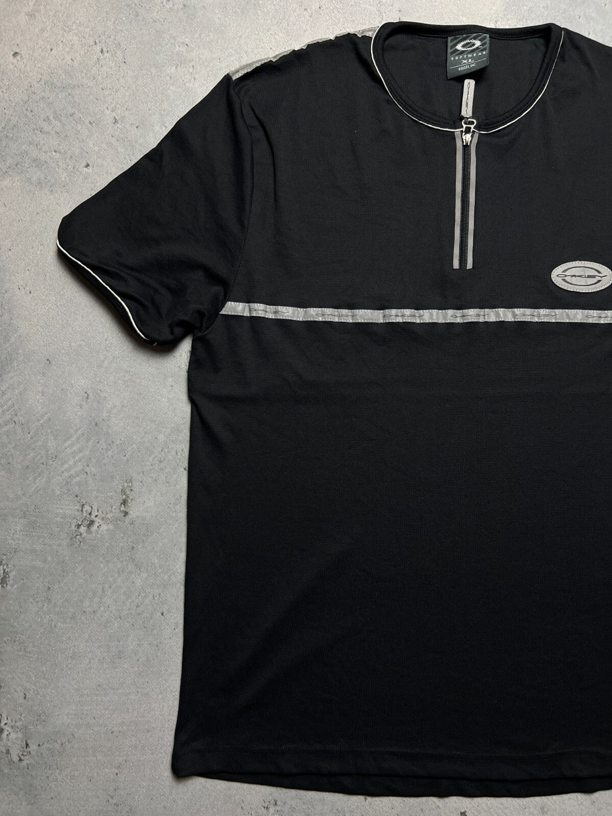 Oakley Softwear Sportswear Half Zip Jersey Vintage Y2K