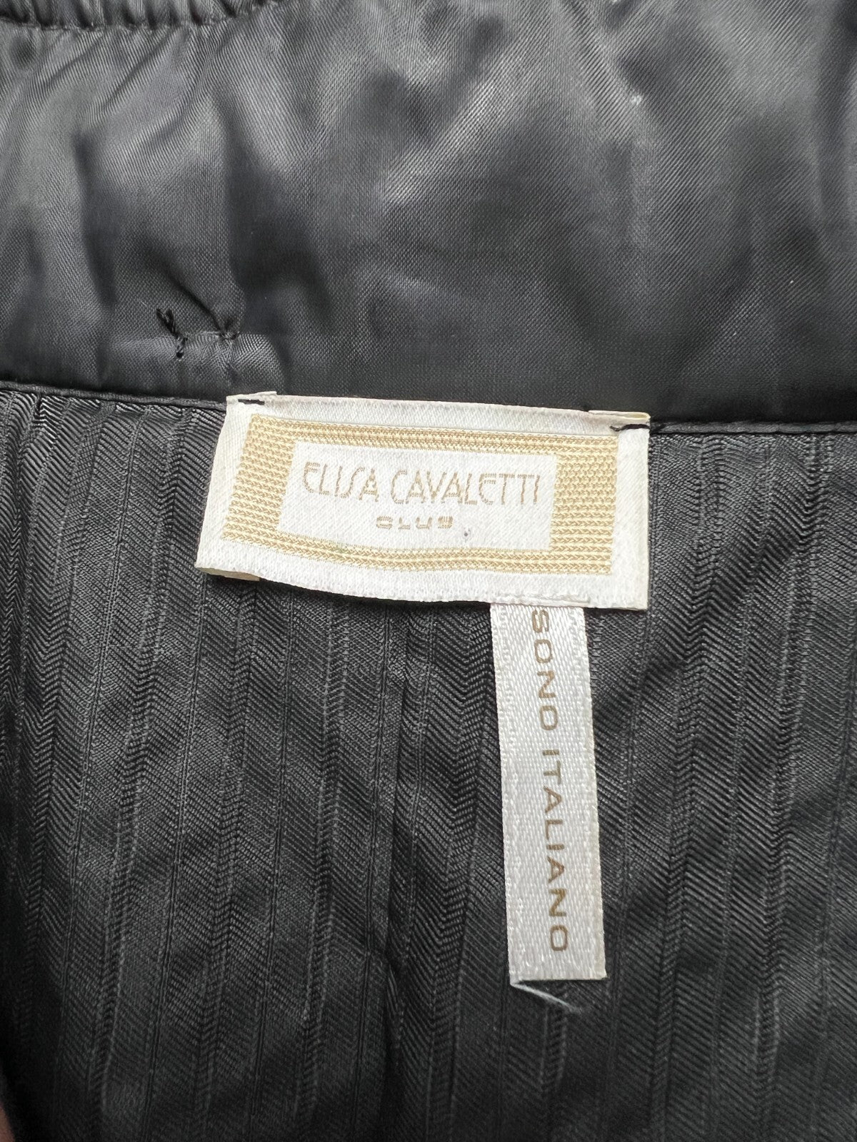Elisa Cavaletti Made in Italy Premium Patchwork Jacket y2k