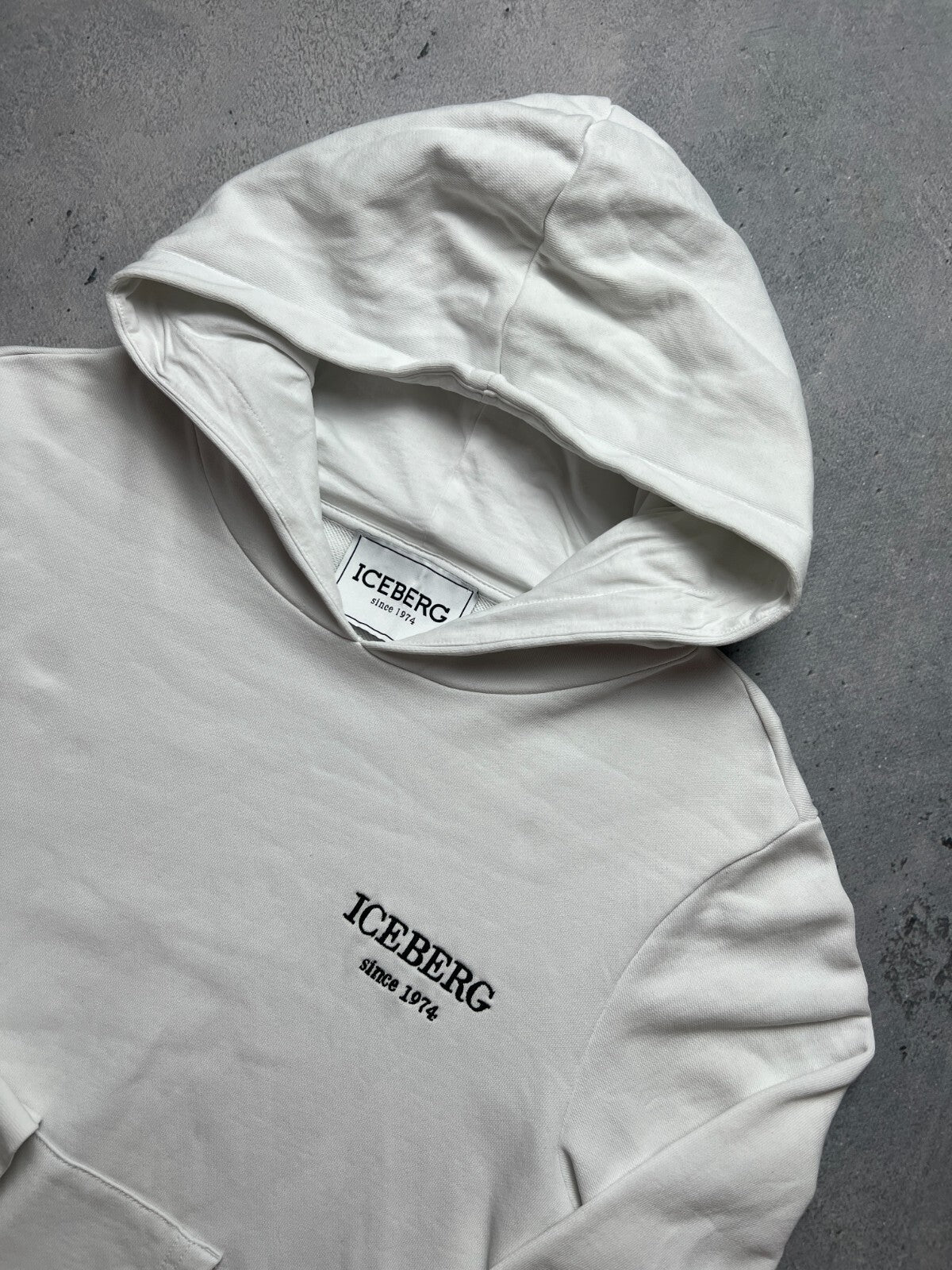 Ice Iceberg Vintage White Hoodie Since 1974