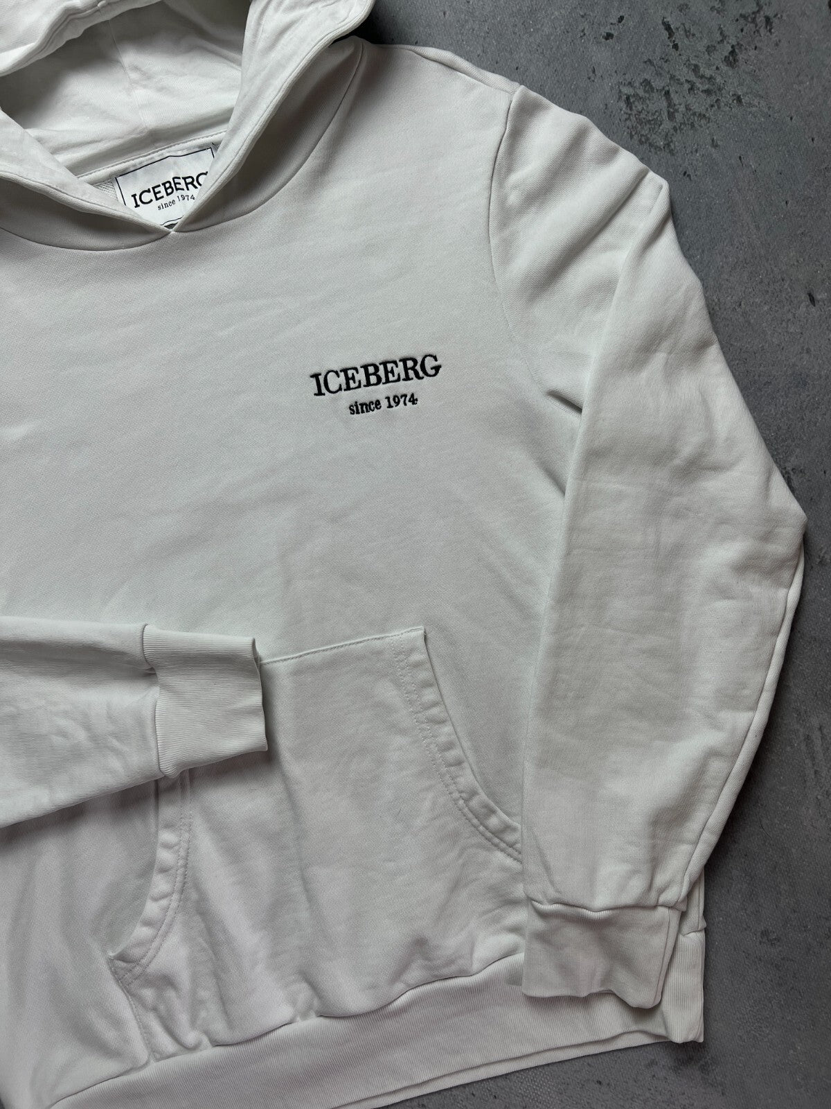 Ice Iceberg Vintage White Hoodie Since 1974
