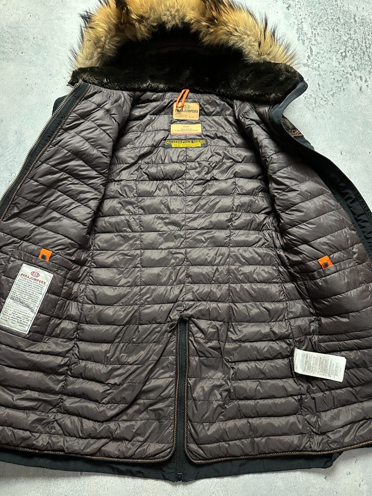 Parajumpers Selma Long Down Parka Masterpiece Series Lux y2k