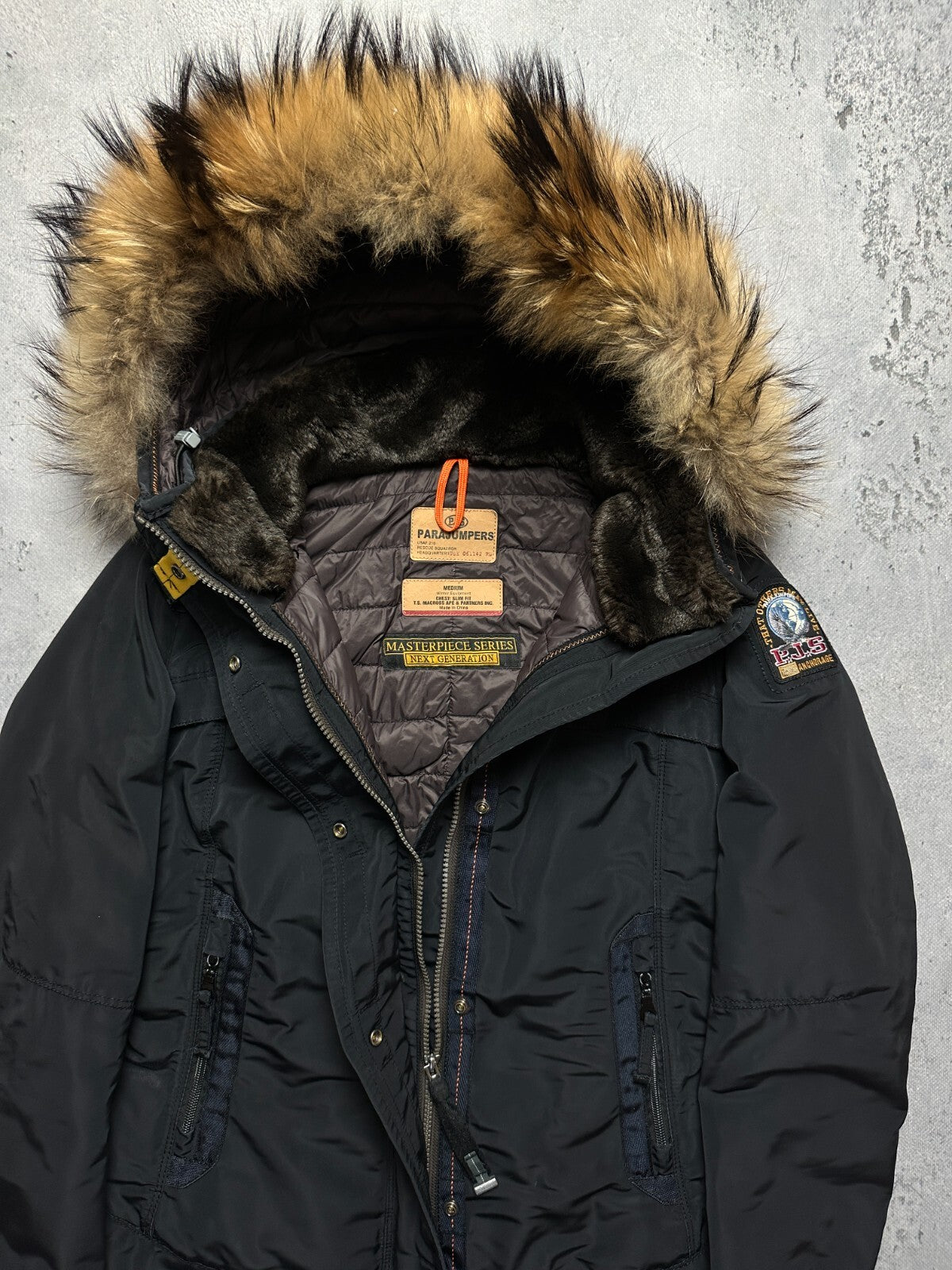 Parajumpers Selma Long Down Parka Masterpiece Series Lux y2k