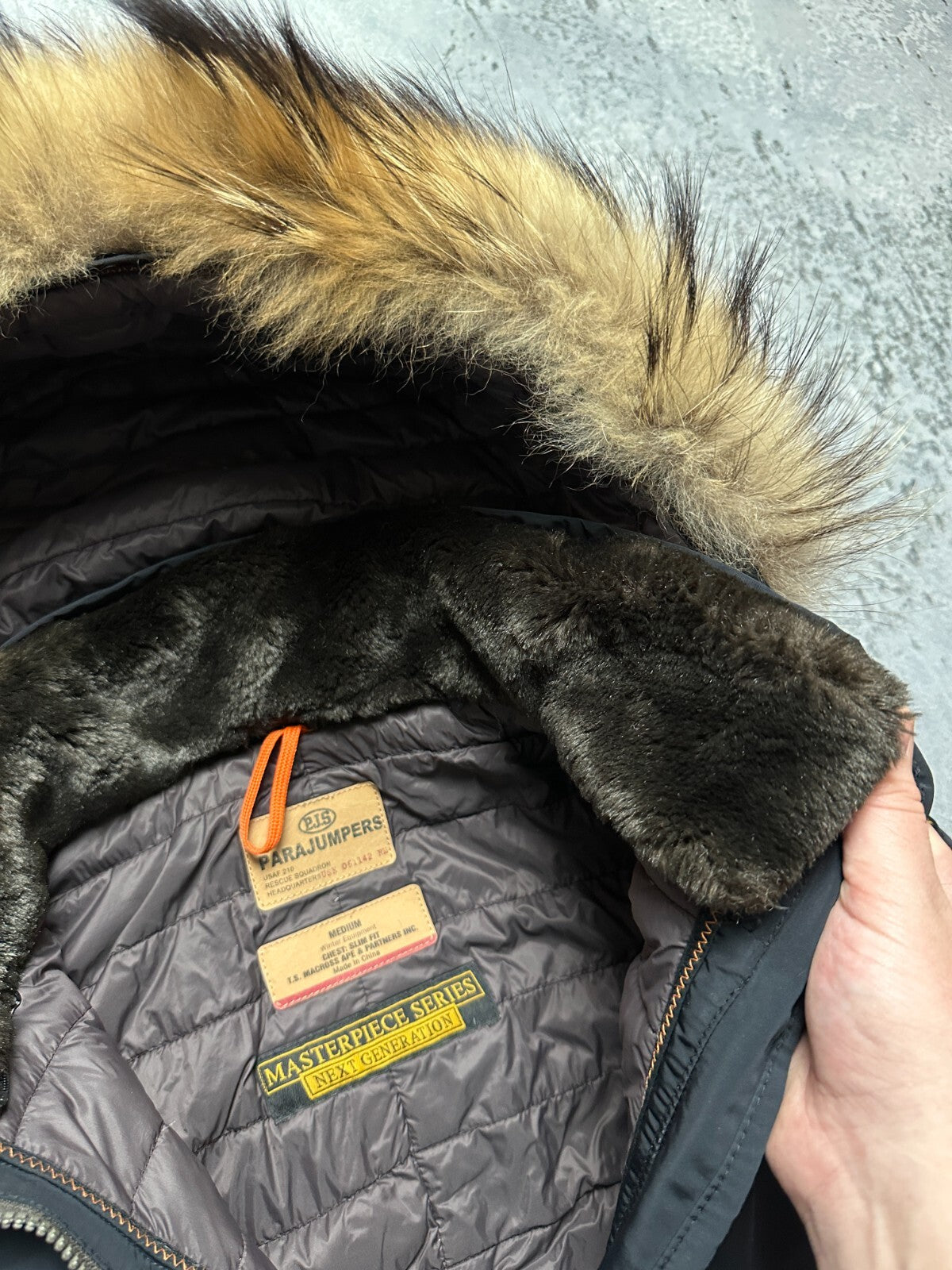 Parajumpers Selma Long Down Parka Masterpiece Series Lux y2k