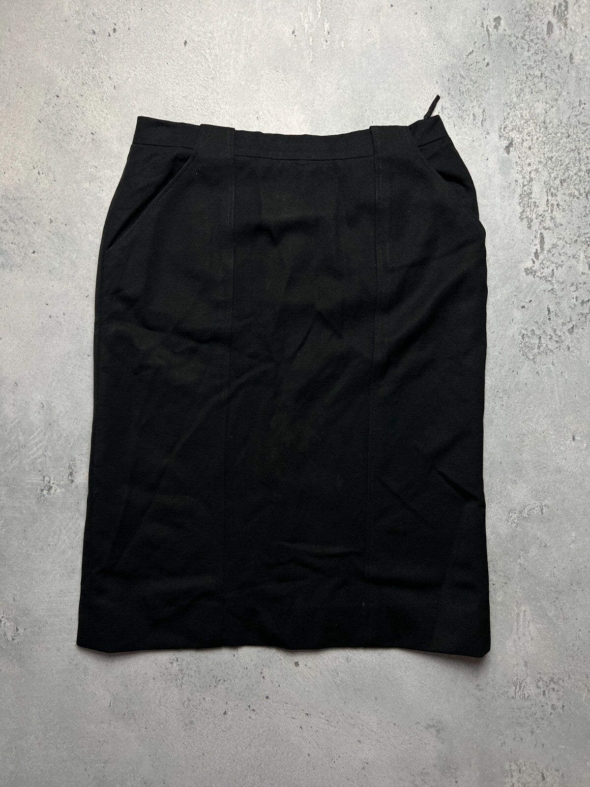Vintage Celine Paris Women's Midi Skirt Made in France 90s