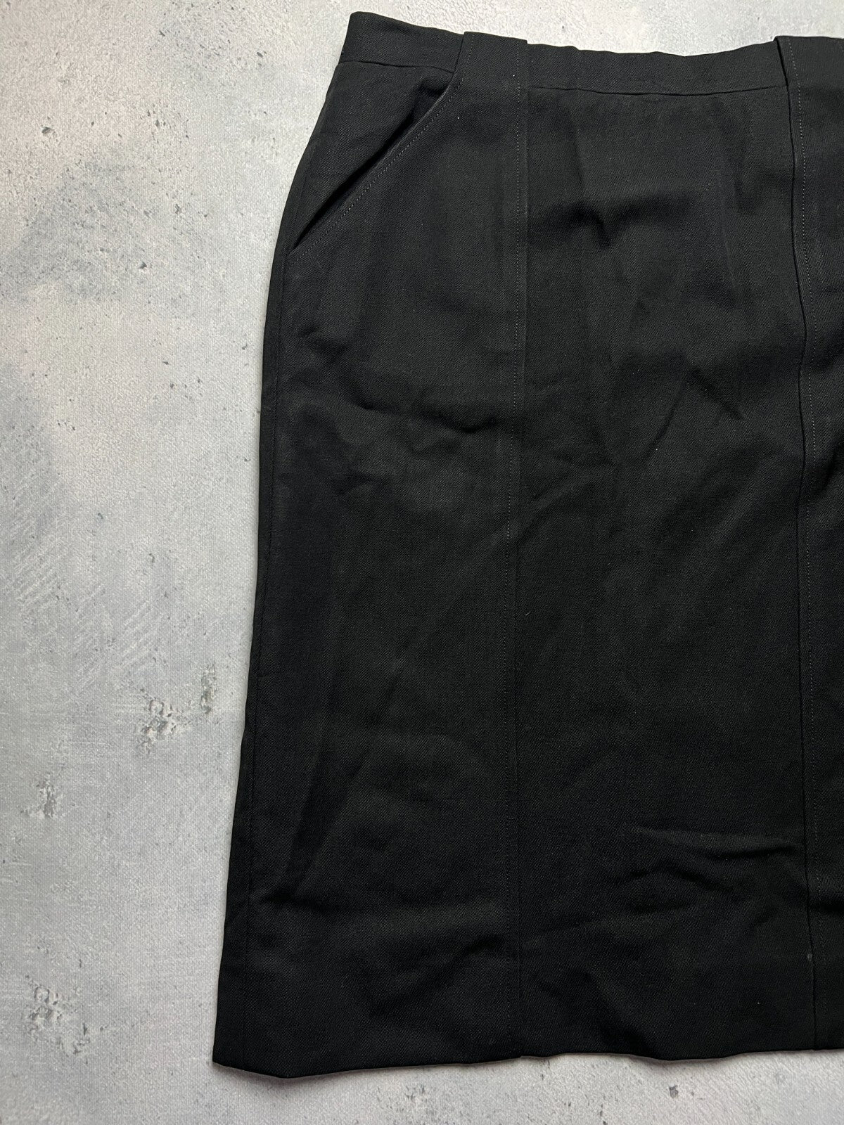 Vintage Celine Paris Women's Midi Skirt Made in France 90s
