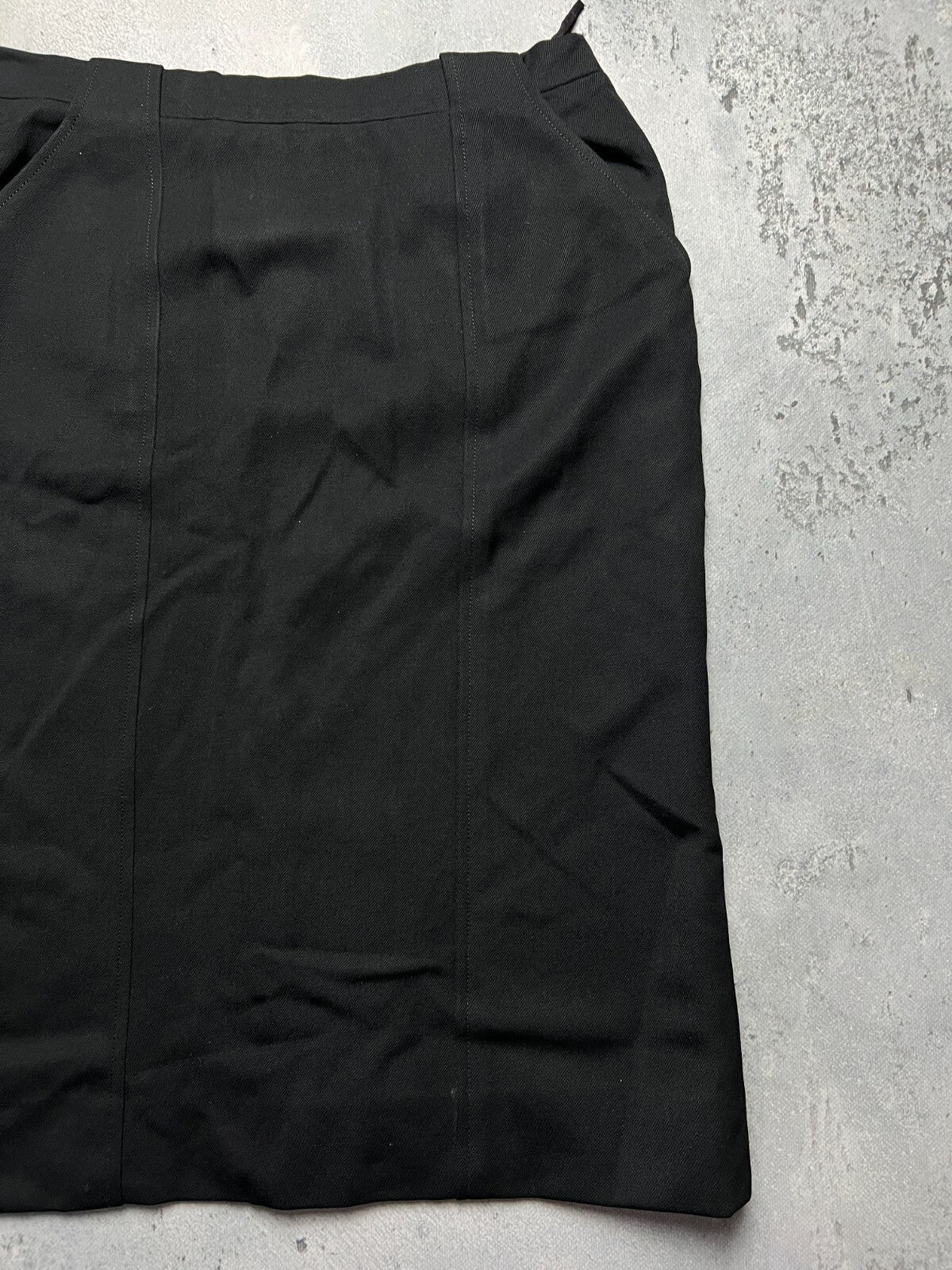 Vintage Celine Paris Women's Midi Skirt Made in France 90s