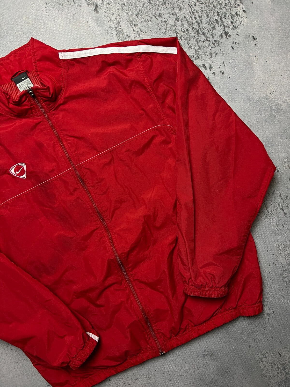 Nike Windbreaker Vintage Logo Track Bomber Jacket Zip-Up USA