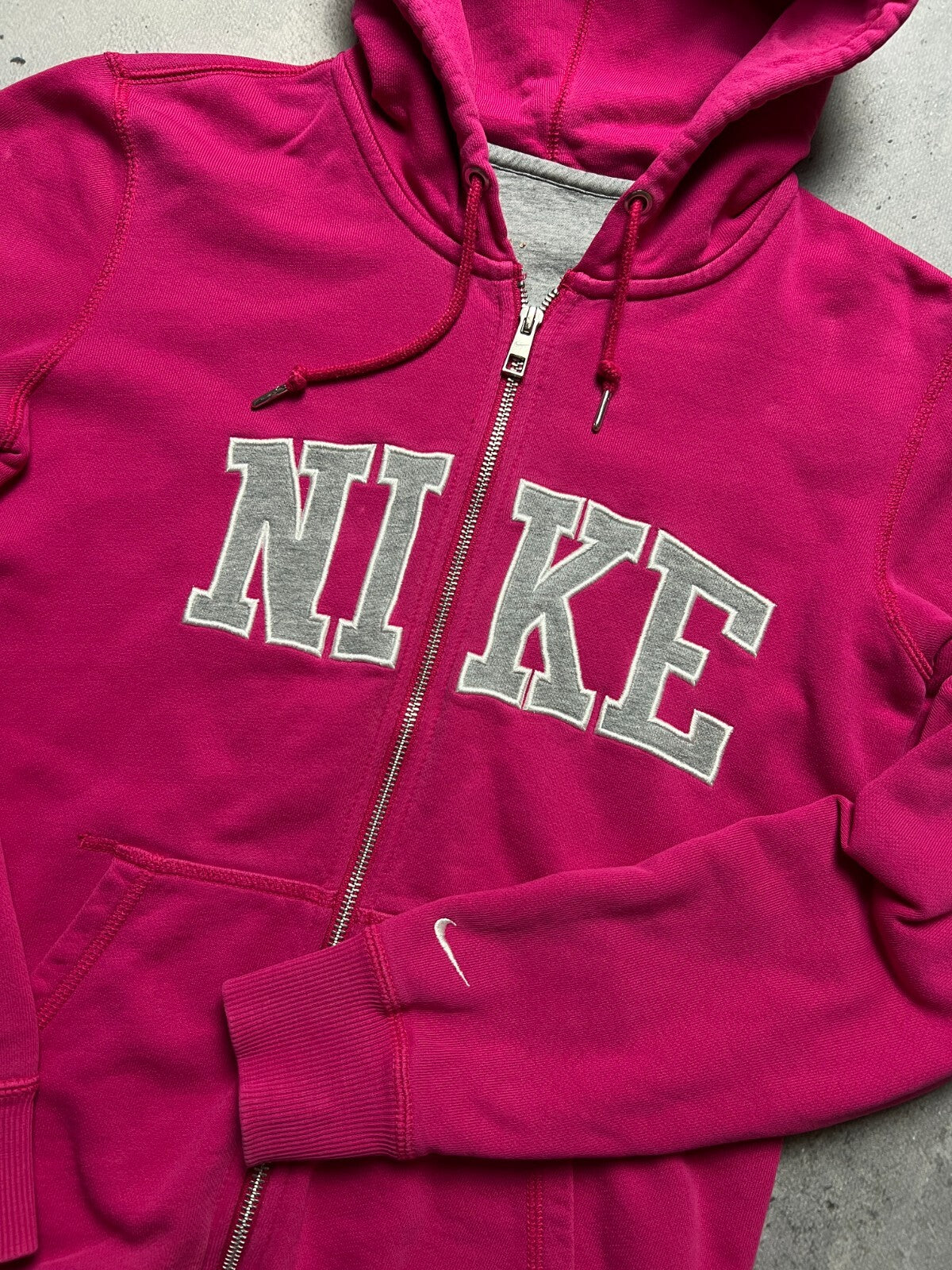 Hoodie Nike Zipper Vintage center logo Zip-Up swoosh hype