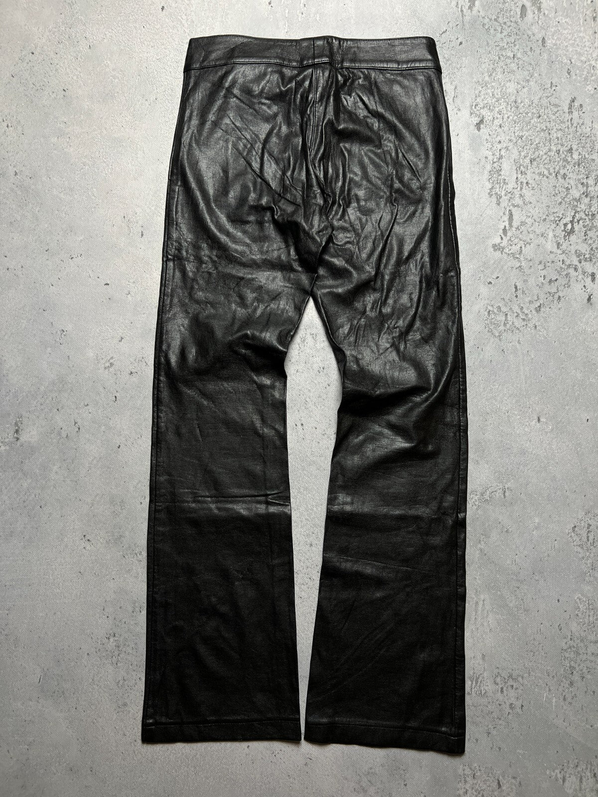 Miss Sixty Faux Leather Flared Pants Luxury Archive 90s y2k