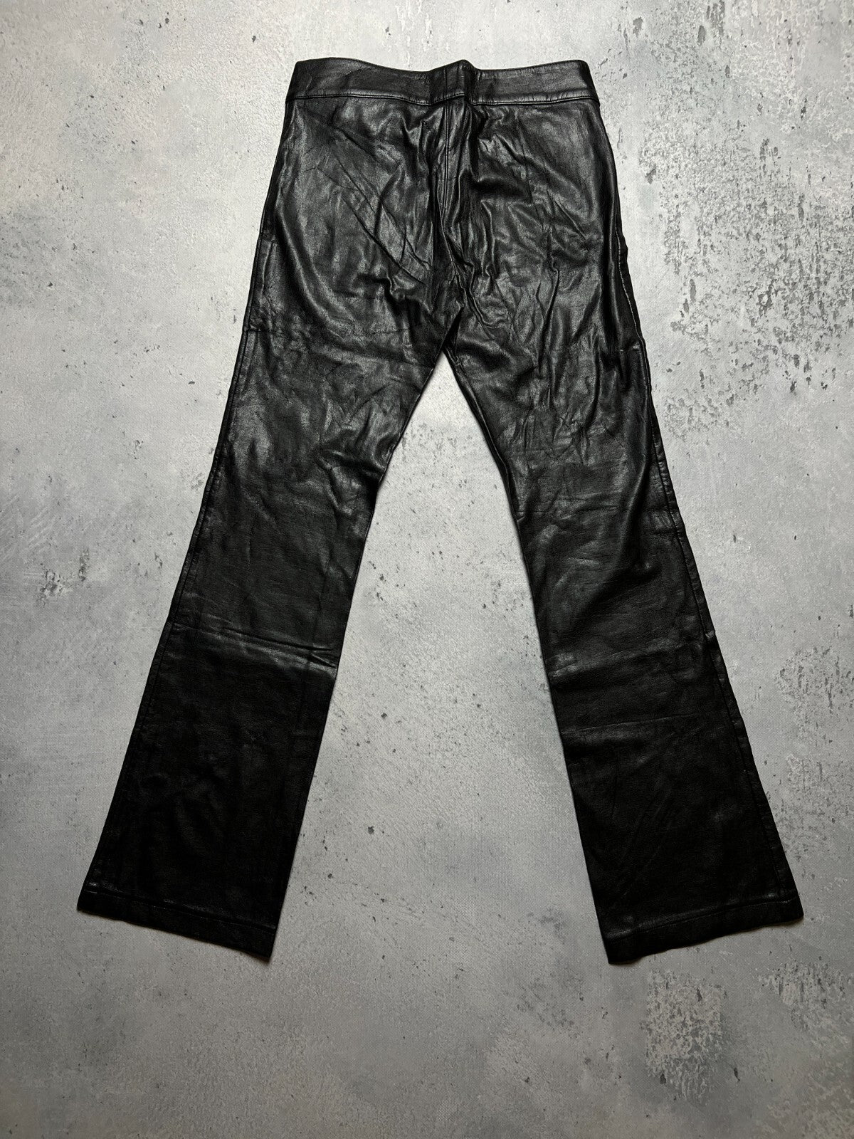 Miss Sixty Faux Leather Flared Pants Luxury Archive 90s y2k