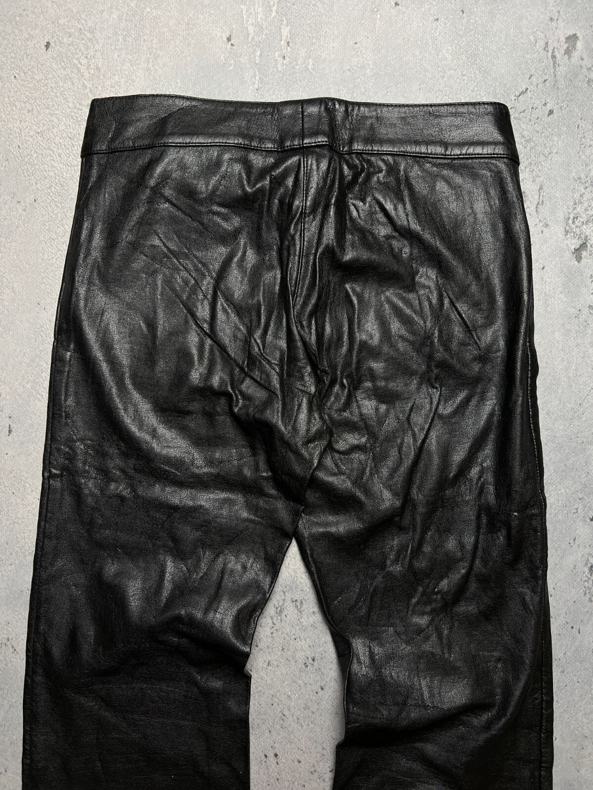 Miss Sixty Faux Leather Flared Pants Luxury Archive 90s y2k