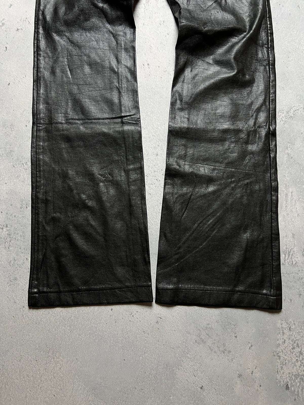 Miss Sixty Faux Leather Flared Pants Luxury Archive 90s y2k